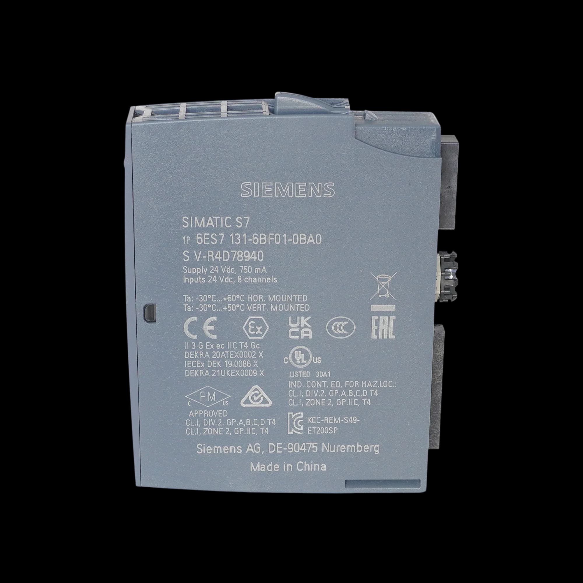 6ES7131-6BF01-0BA0_Модуль ввода ET 200SP DI8x24VDC ST_2