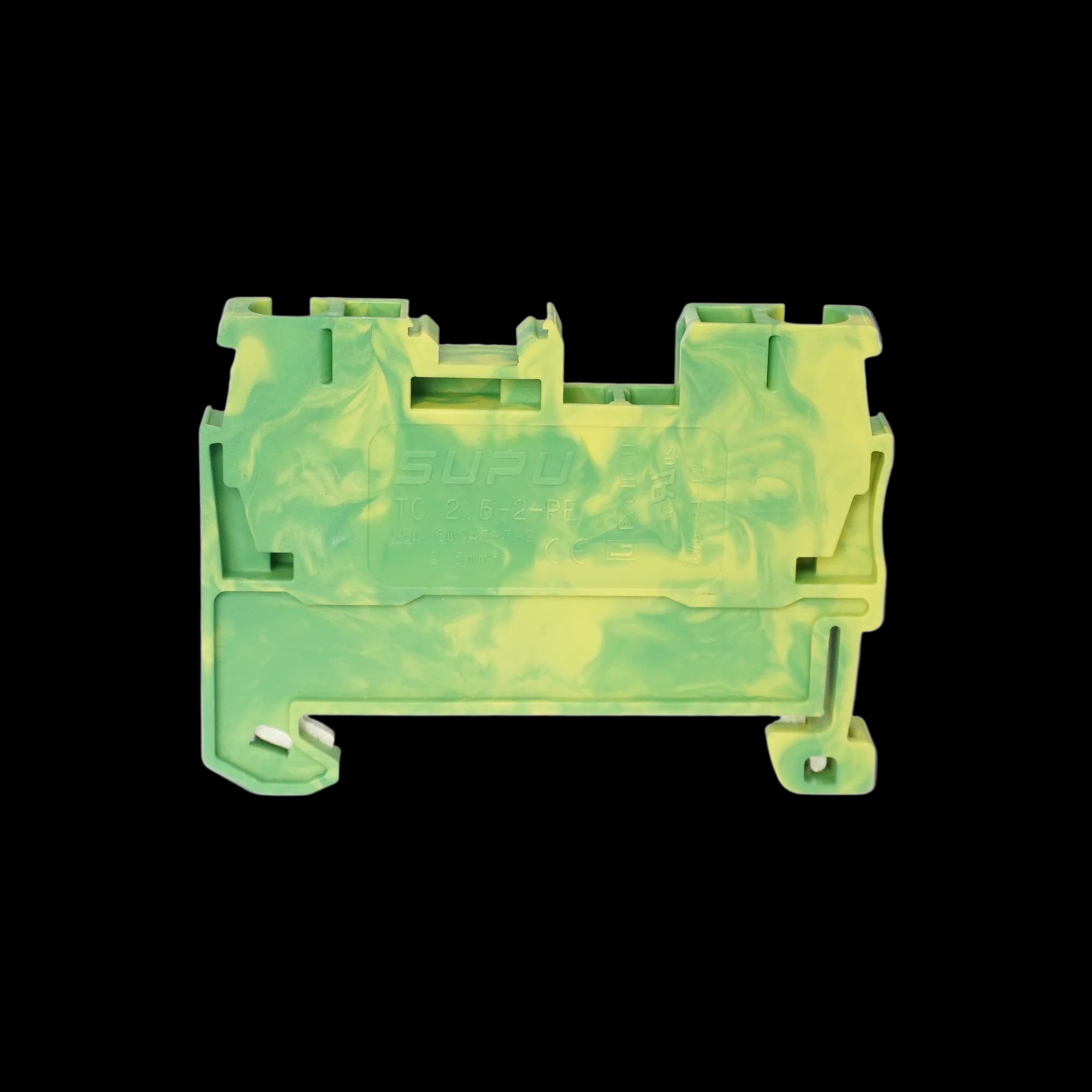 TC2.5-2-PE_Клемма TC2.5-2, жёлто-зелёная, пружинная, 2.5мм²_5