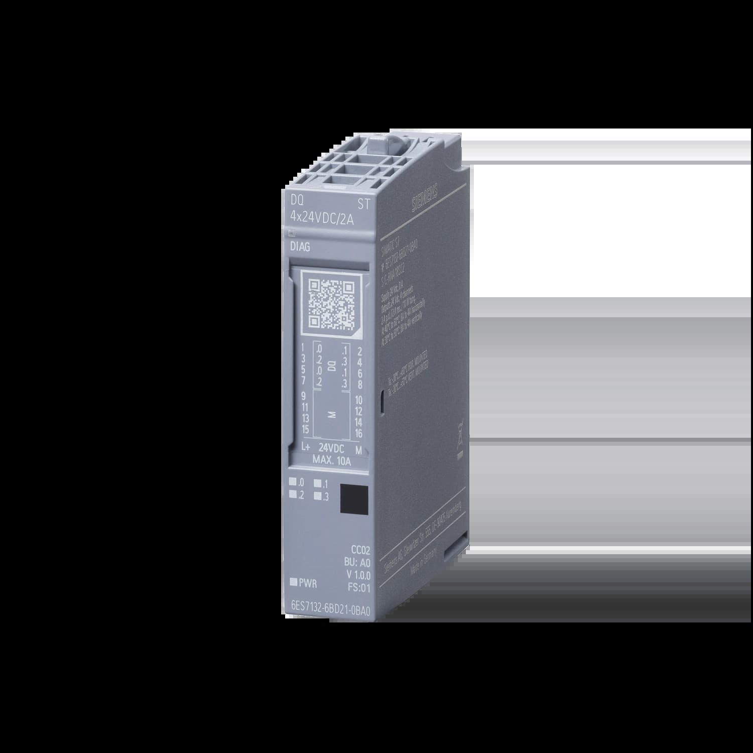 6ES7132-6BD21-0BA0_Модуль вывода ET 200SP DQ4x24VDC/2A ST_1