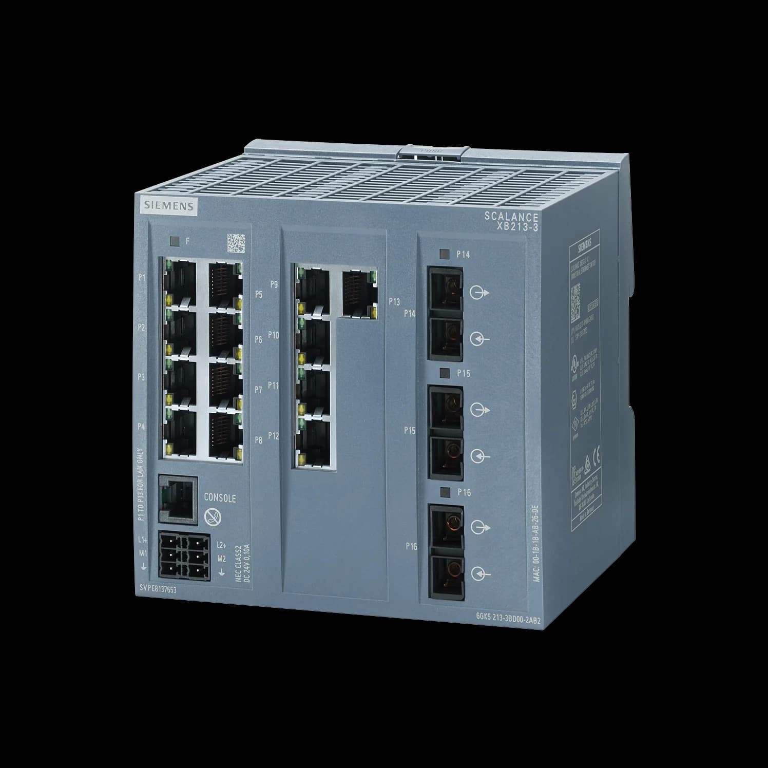 6GK5213-3BD00-2TB2_Управляемый коммутатор SCALANCE XB213-3 (SC, E/IP)
