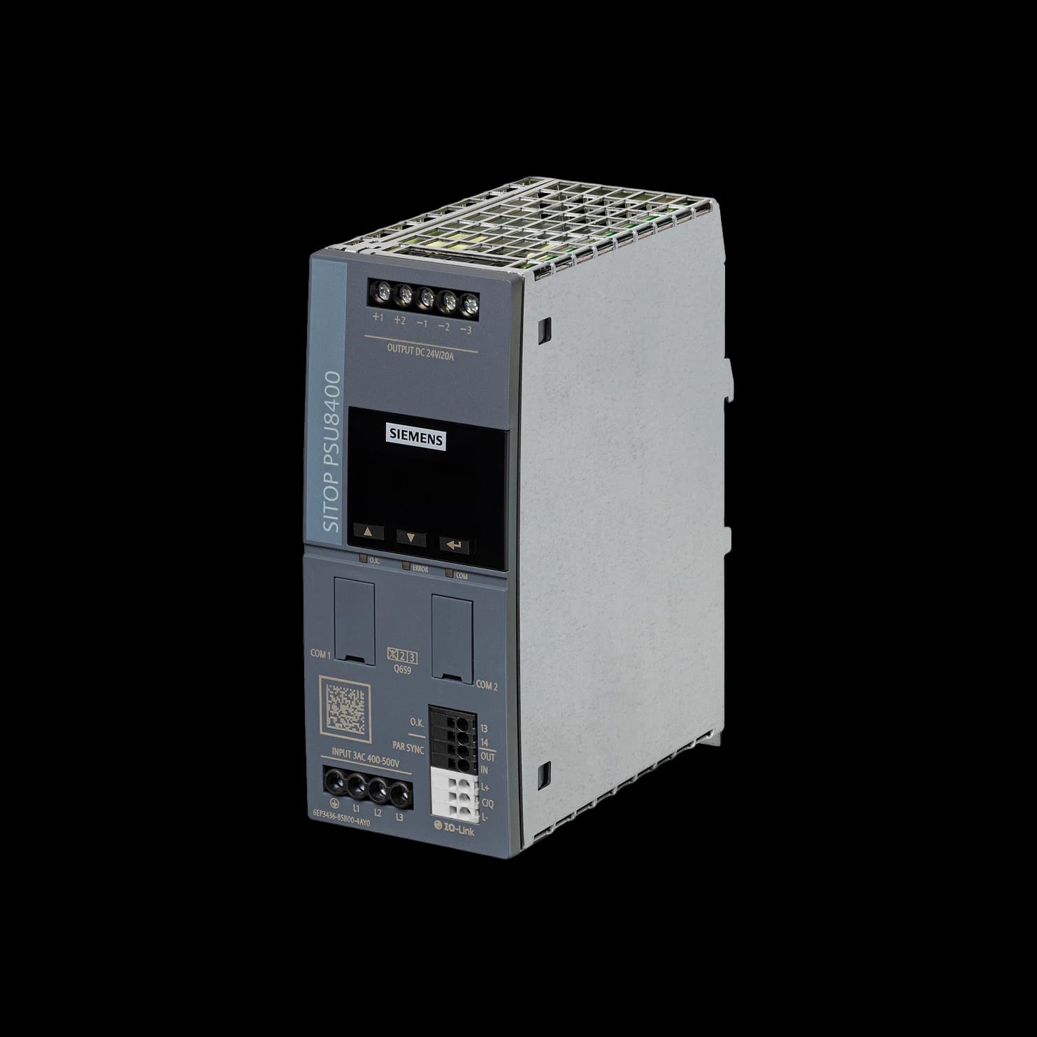 6EP3436-8SB00-4AY0_Блок питания SITOP PSU8400, 3AC/DC -> 24В DC, 20А