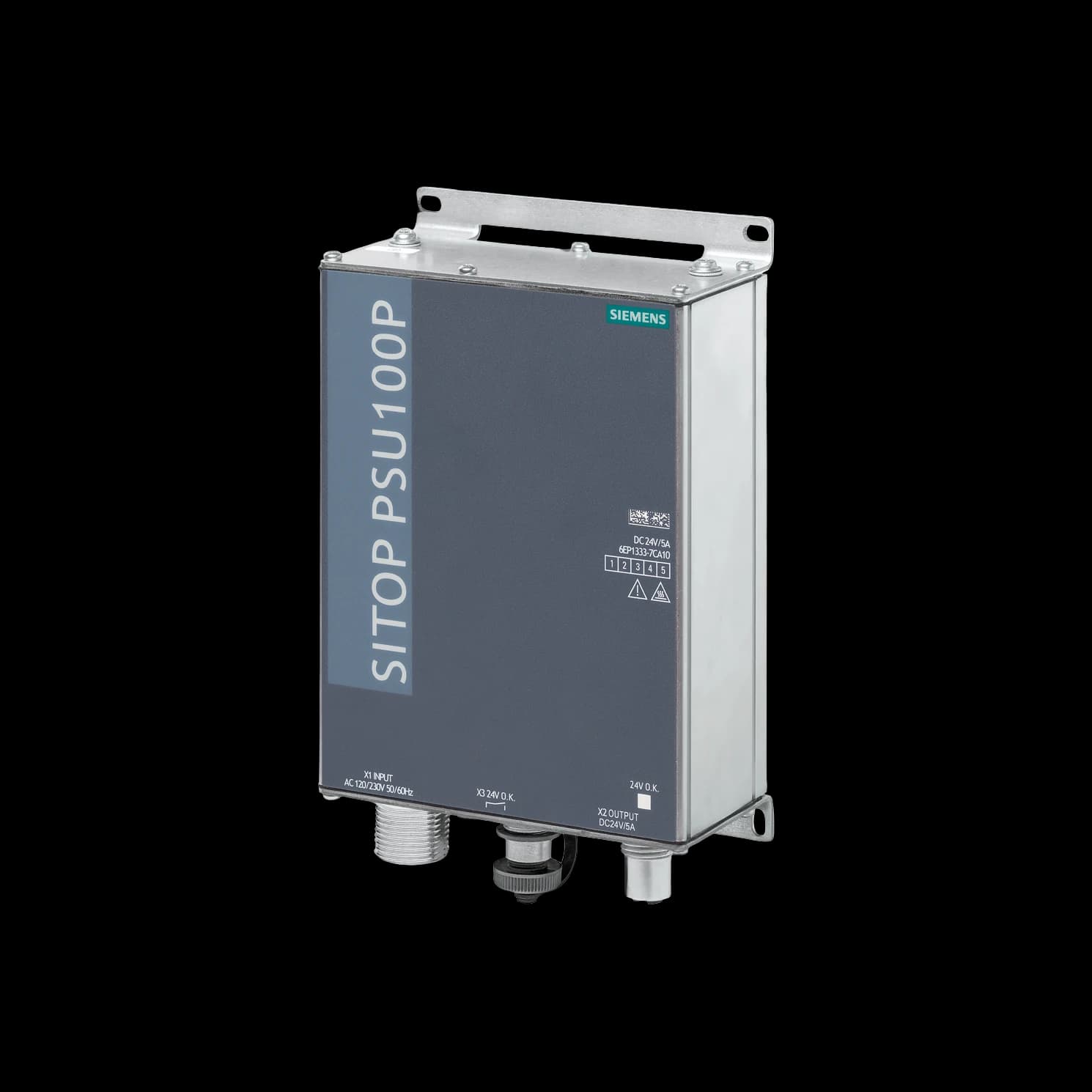 6EP1333-7CA10_Блок питания SITOP PSU100P, 1AC -> 24В DC, 5А, IP67, M12L