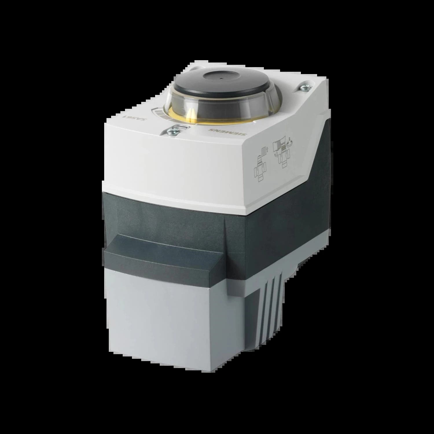 SAS61.53_Электромоторный привод, 400 Н, ход 5.5 мм, 24В AC/DC, аналоговое управление 0–10 В / 4–20 мА, с пружинным возвратом, время хода 30 с_1