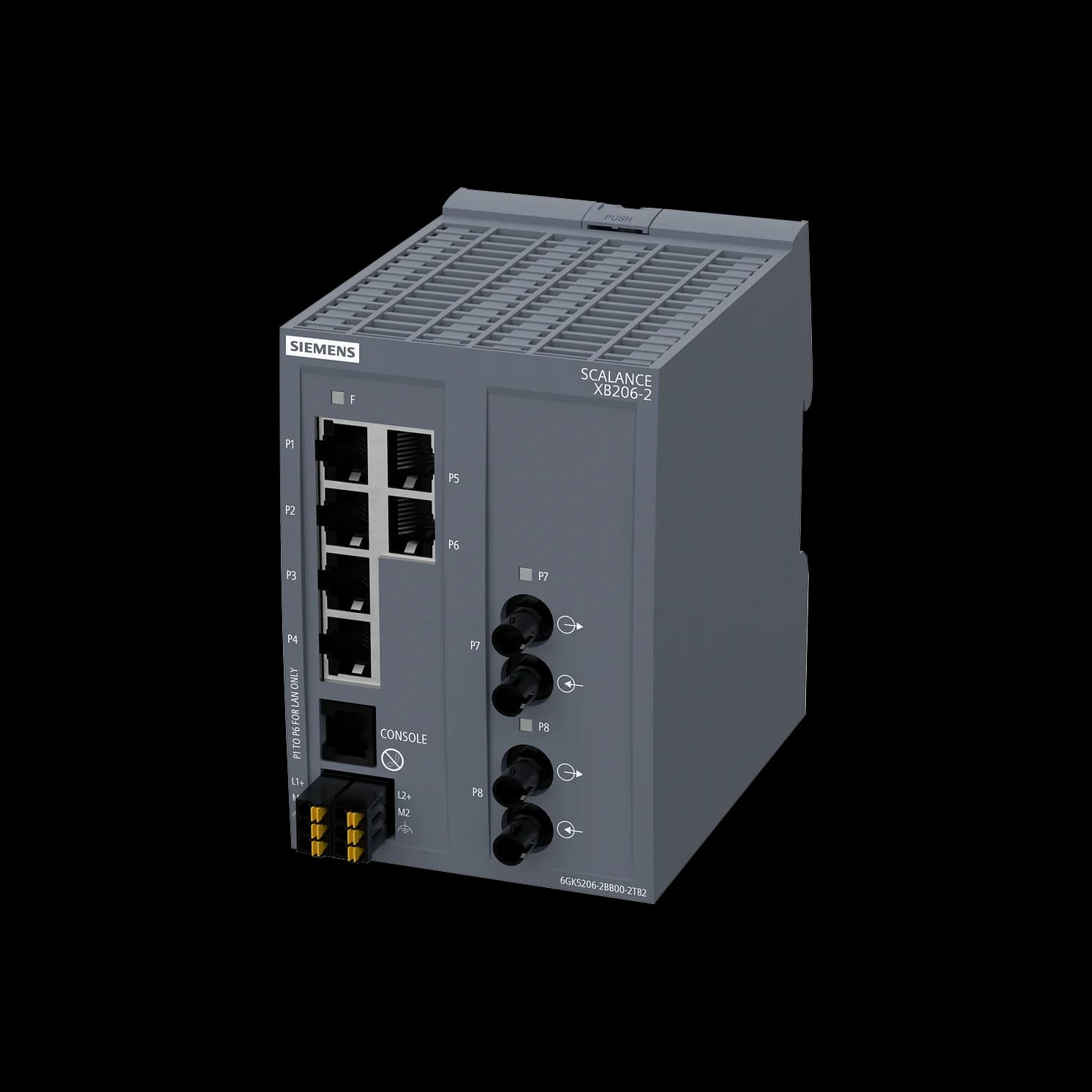 6GK5206-2BB00-2TB2_Управляемый коммутатор SCALANCE XB206-2 (ST, E/IP)