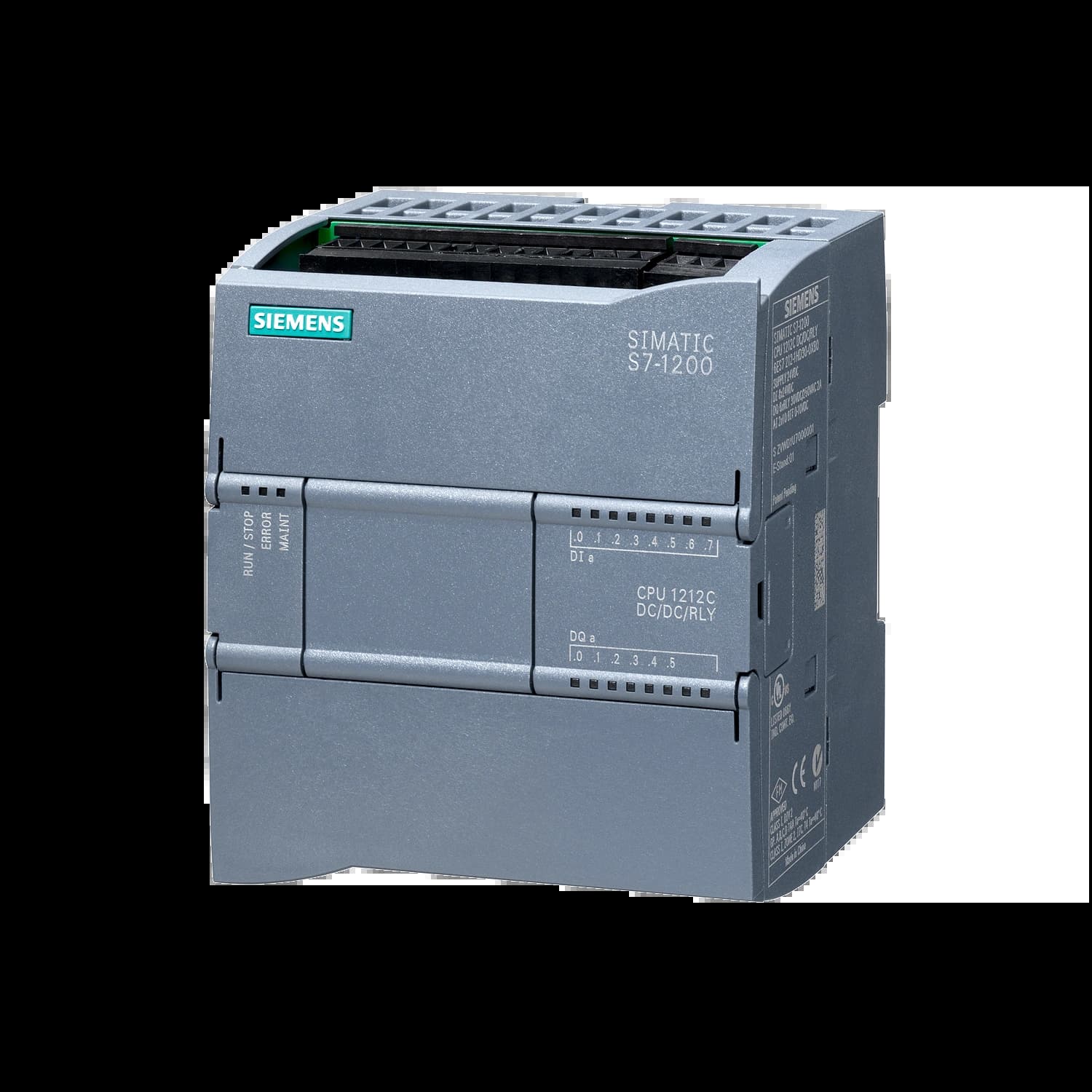 6ES7212-1HE40-0XB0_Simatic S7-1200 Центральный процессор CPU 1212C DC/DC/relay, 8DI/6DQ/2AI_1