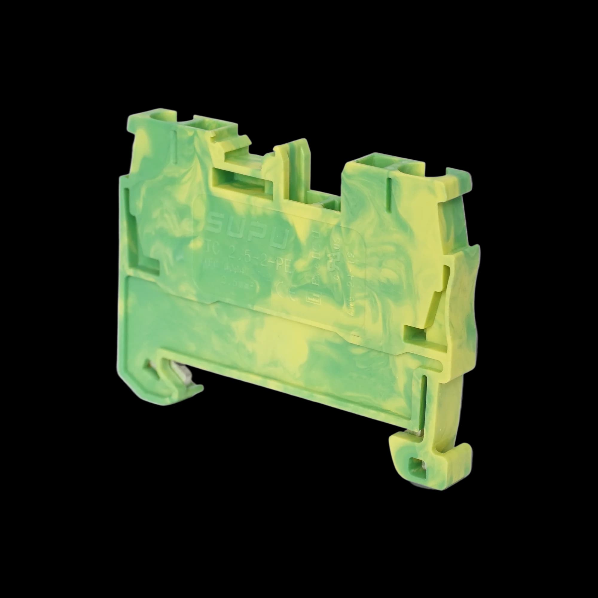 TC2.5-2-PE_Клемма TC2.5-2, жёлто-зелёная, пружинная, 2.5мм²_3