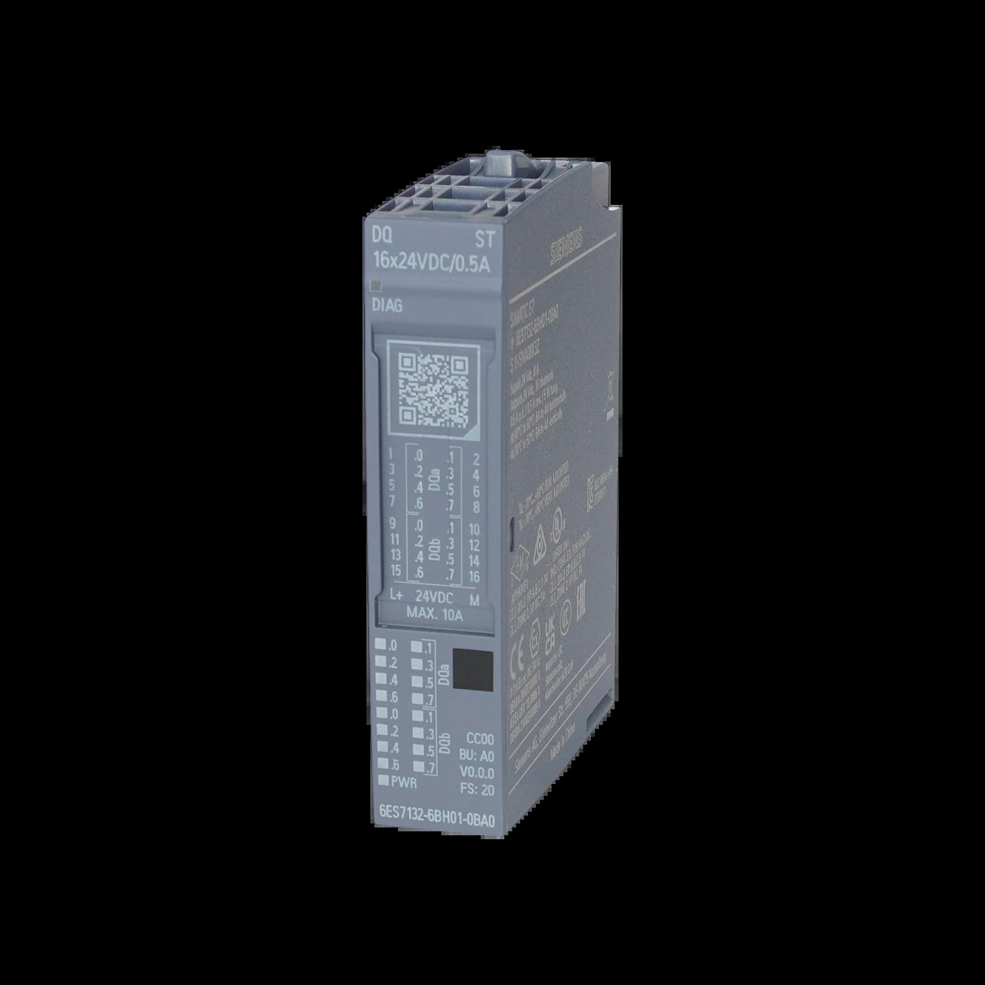 6ES7132-6BH01-0BA0_Модуль вывода ET 200SP DQ16x24VDC/0.5A ST