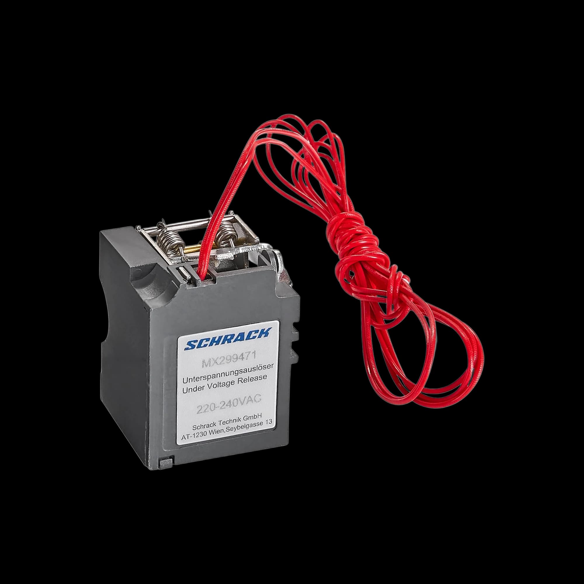 MX299471--_Расцепитель минимального напряжения 220–240 В AC для MX2, MX3