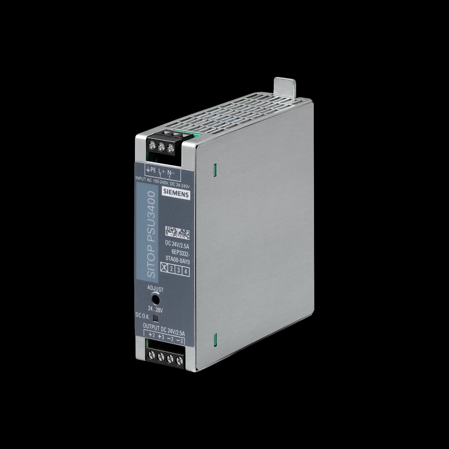 6EP3332-0TA00-0AY0_Блок питания SITOP PSU3400 uni, 1AC/DC -> 24В DC, 2.5А