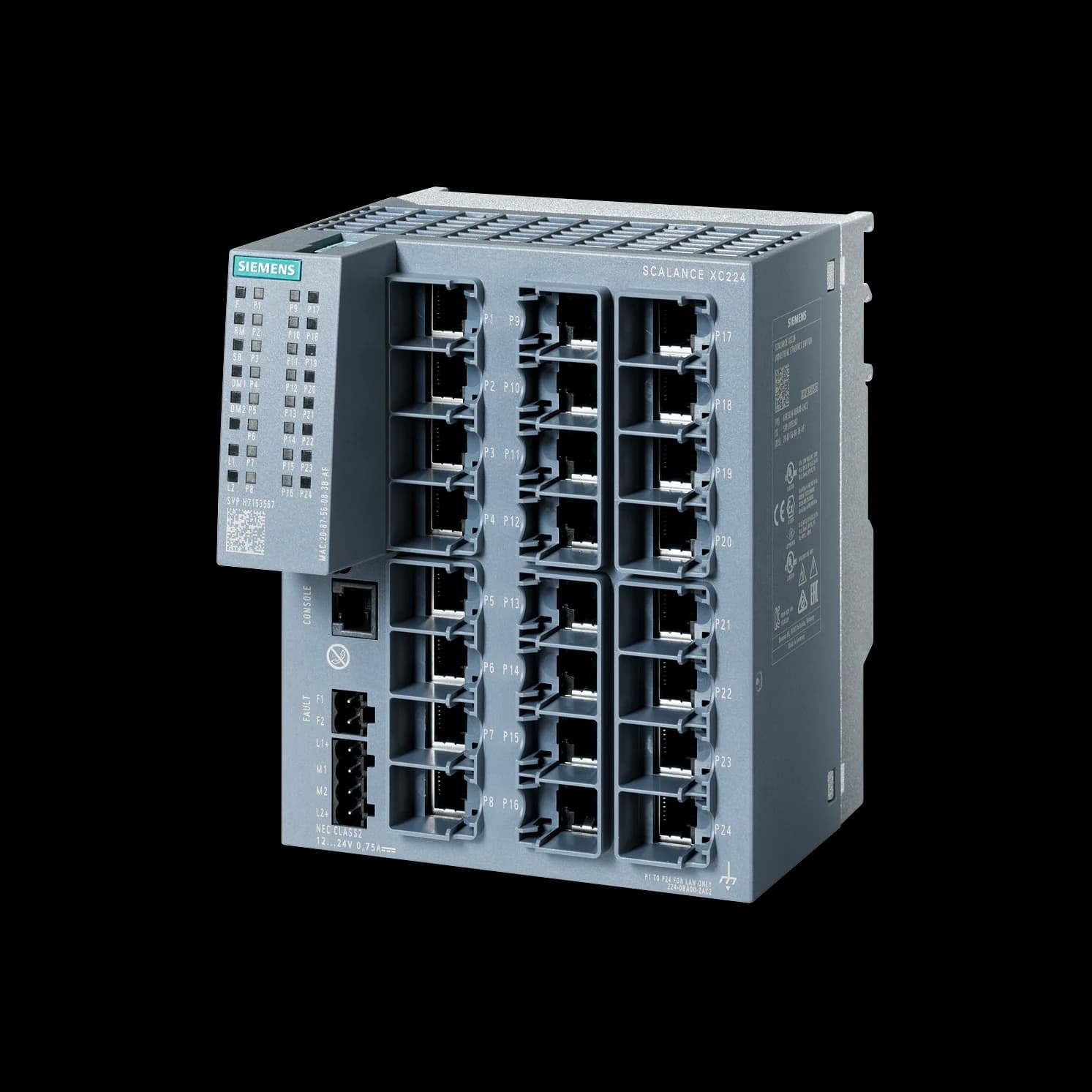 6GK5224-0BA00-2AC2_Управляемый коммутатор SCALANCE XC224