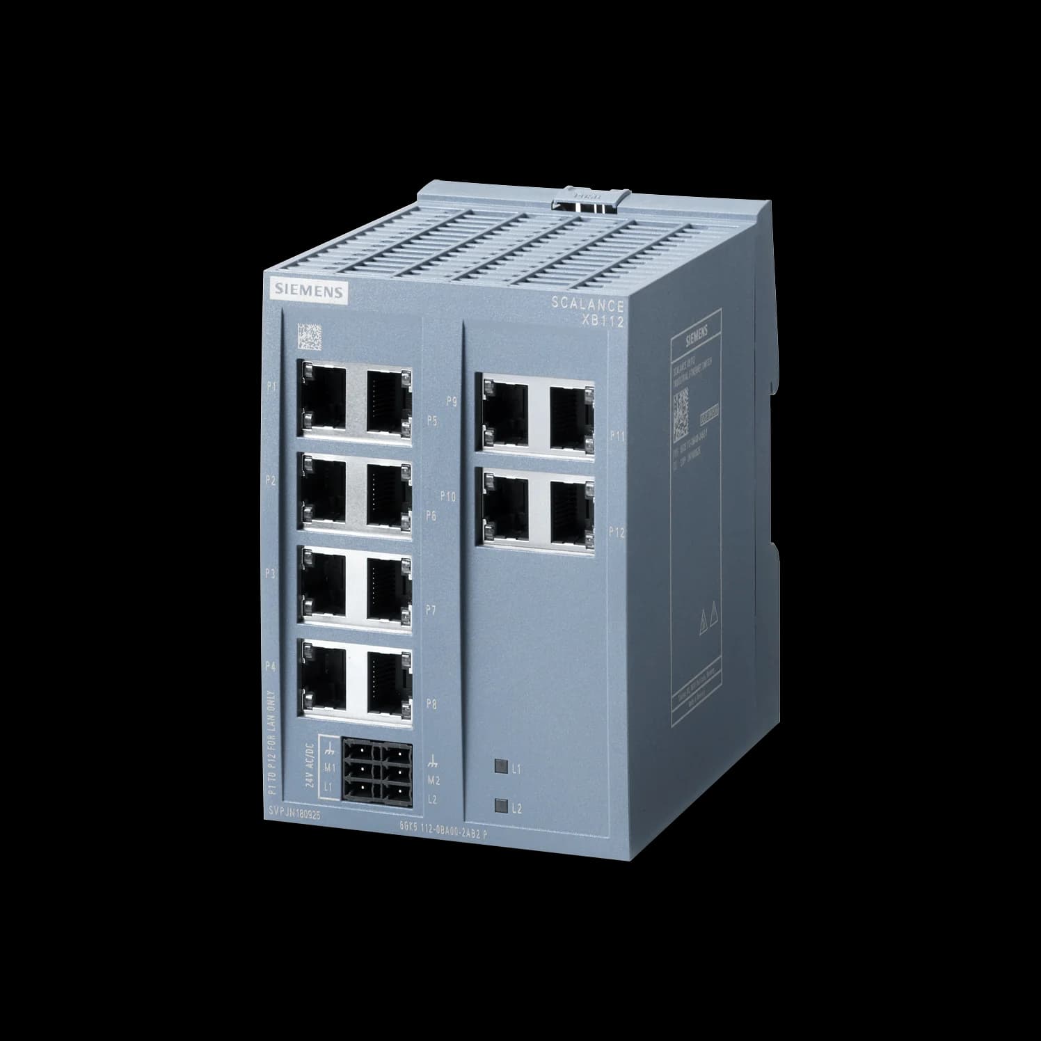 6GK5112-0BA00-2AB2_Неуправляемый коммутатор SCALANCE XB112