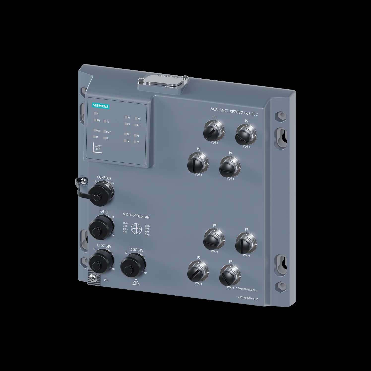6GK5208-0YA00-5ES6_Управляемый PoE-коммутатор SCALANCE XP208G PoE EEC