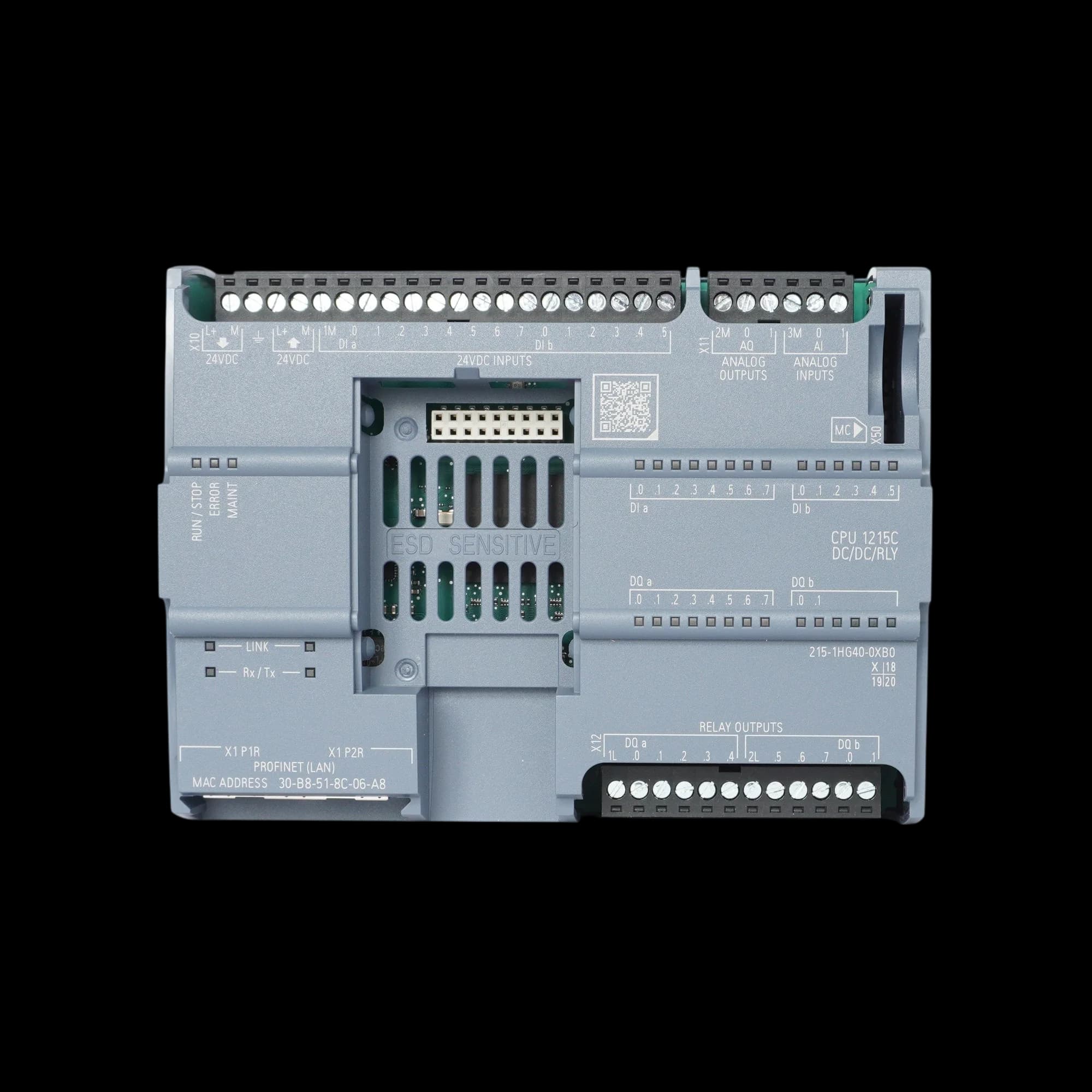 6ES7215-1HG40-0XB0_Simatic S7-1200 Центральный процессор CPU 1215C DC/DC/relay, 14DI/10DQ/2AI/2AQ_3