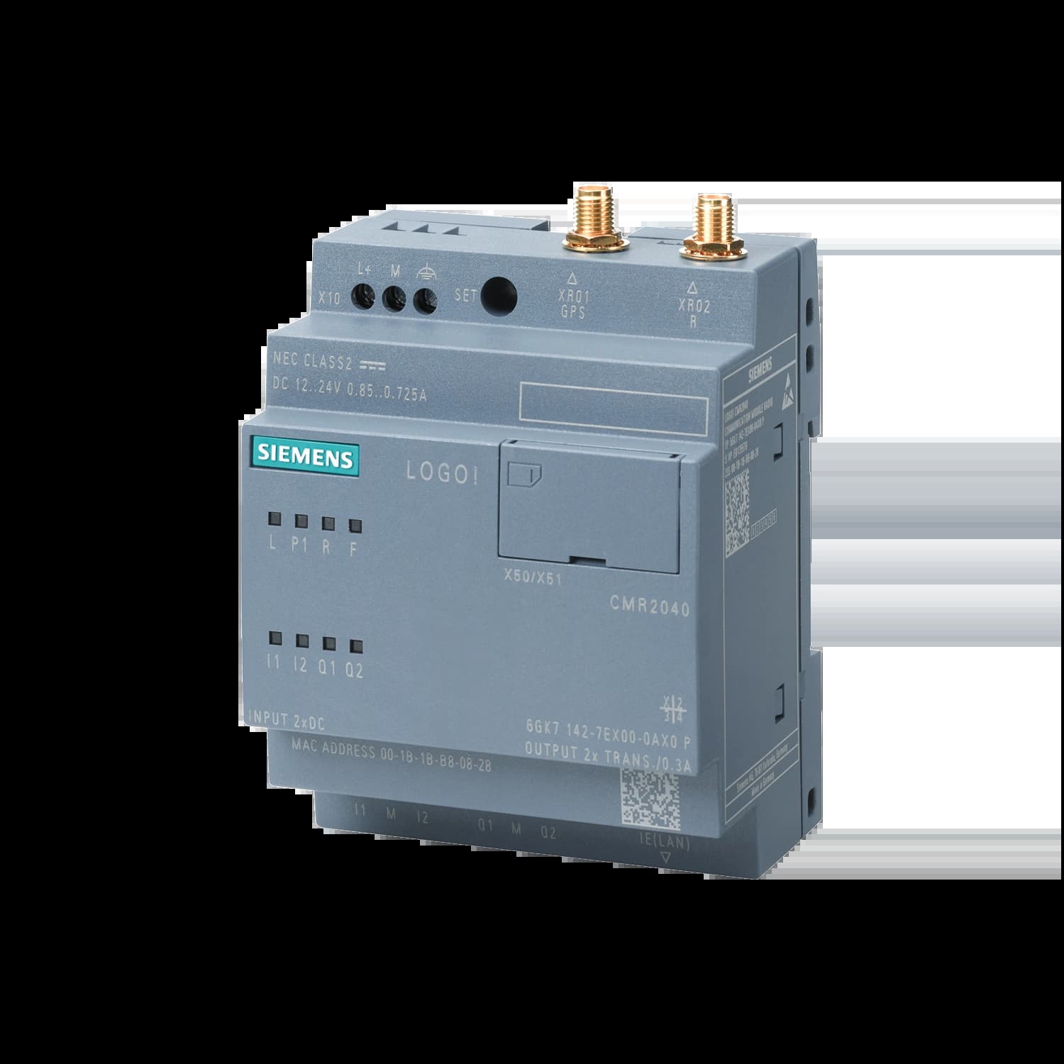 6GK7142-7EX00-0AX0_Коммуникационный модуль LOGO! CMR2040, SMS/LTE/GPS