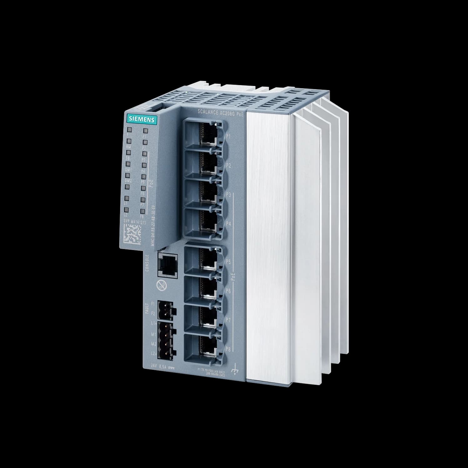 6GK5208-0RA00-2AC2_Управляемый PoE-коммутатор SCALANCE XC208G PoE