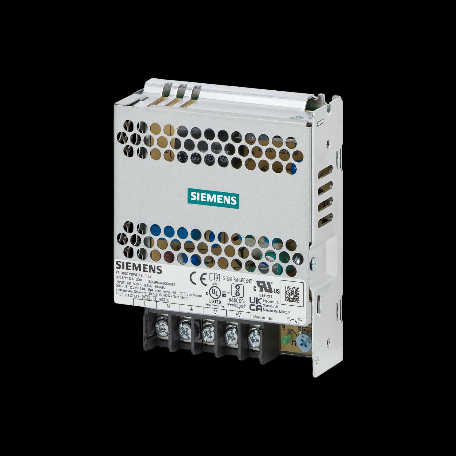 6EP1321-1LD01_Блок питания SITOP PSU100D, 1AC -> 12В DC, 3А