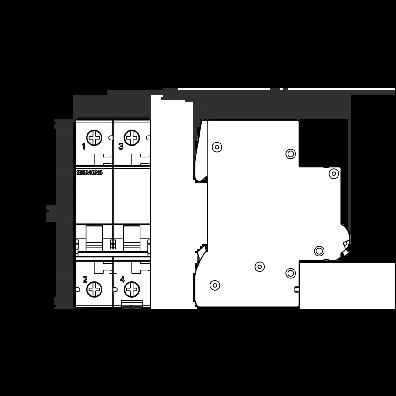 5SL6203-7_Автомат 2P, 3А, кривая «C», 6кА (C3)