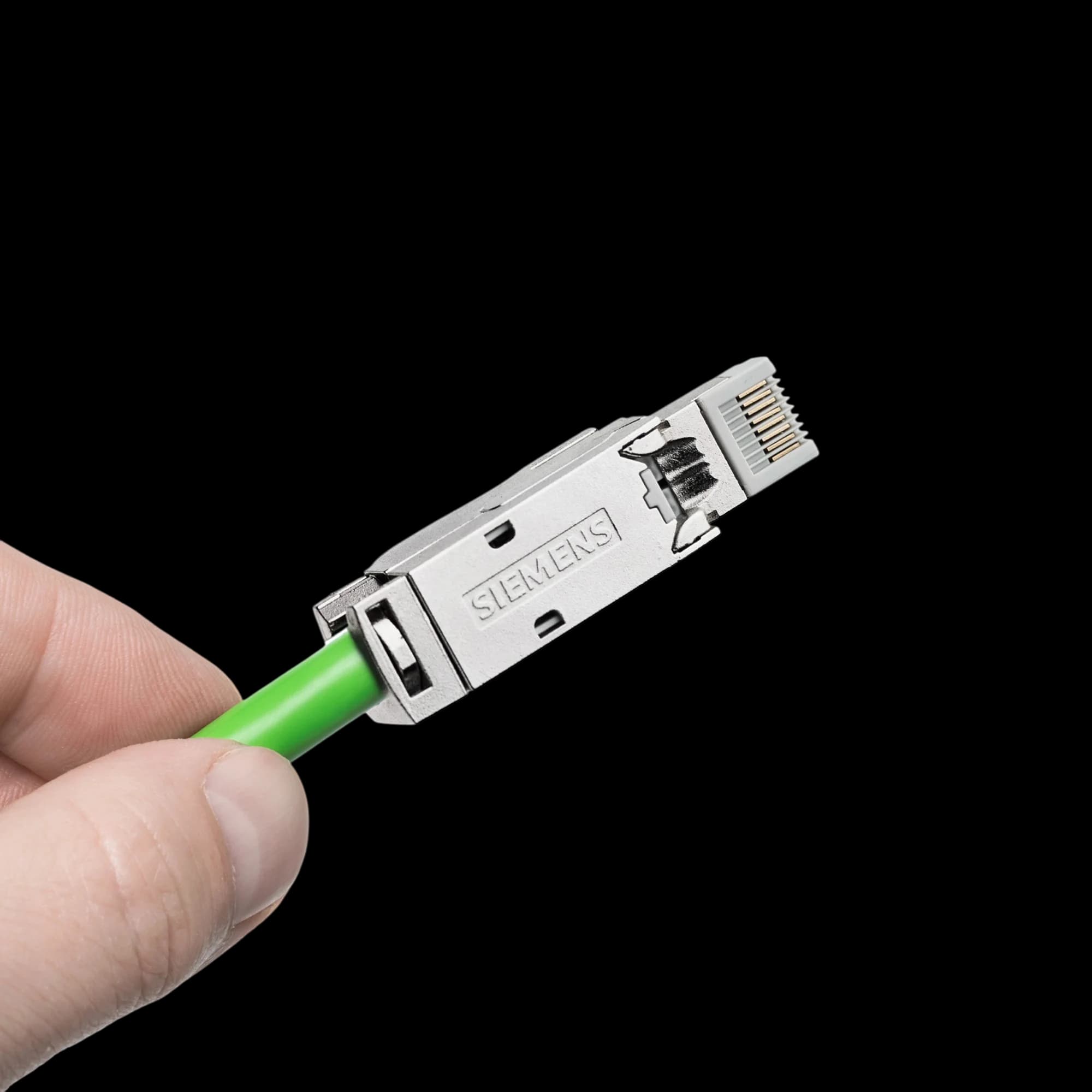 6GK1901-1BB12-2AA0_Штекер Siemens IE FC RJ45 FastConnect 180°, Cat6A, 10 Гбит/с, 1шт