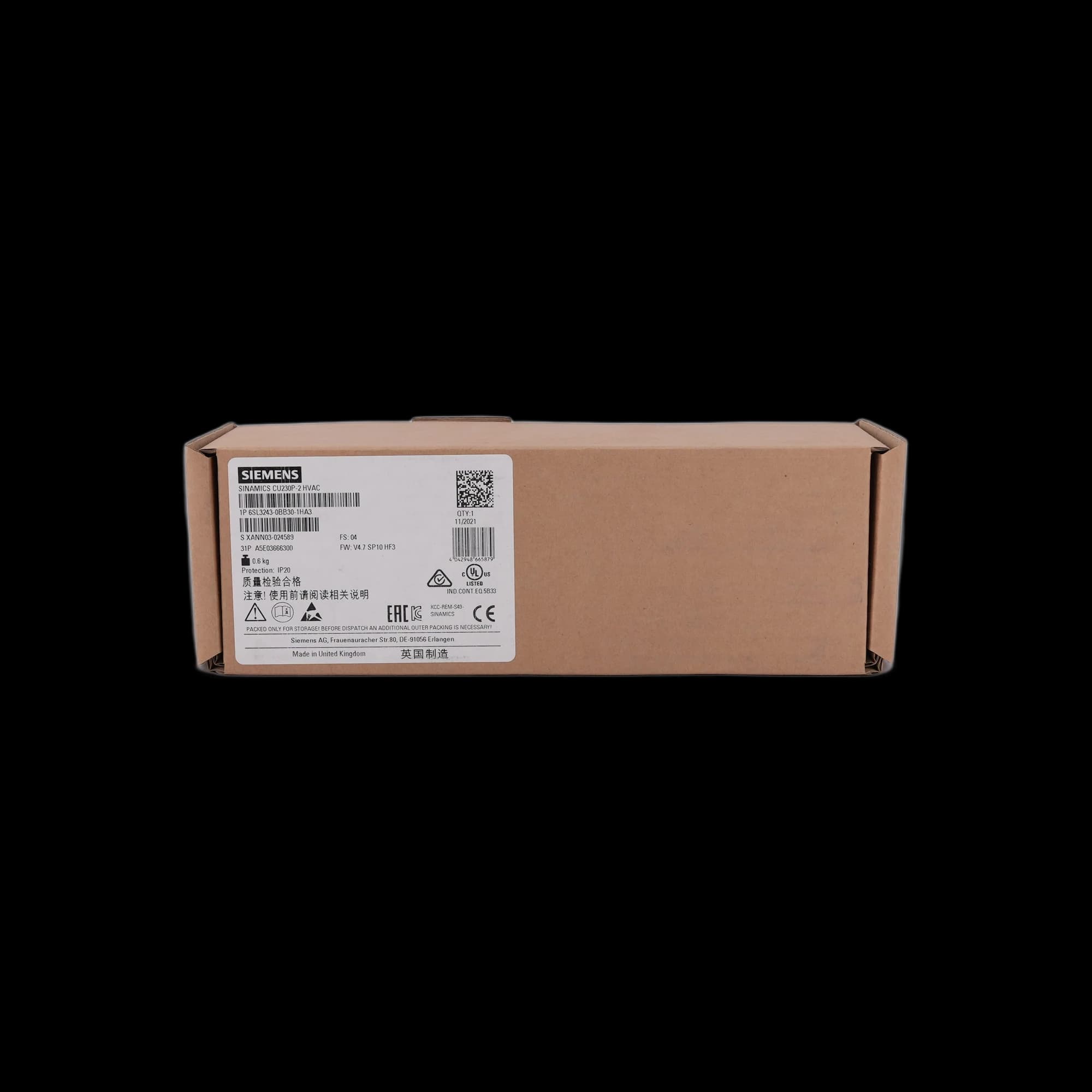 6SL3243-0BB30-1HA3_Блок управления ПЧ SINAMICS CU230P-2 HVAC (USS; MODBUS RTU; BACnet MS/TP, 6DI, 3DO, 4AI, 2AO), IP20_7