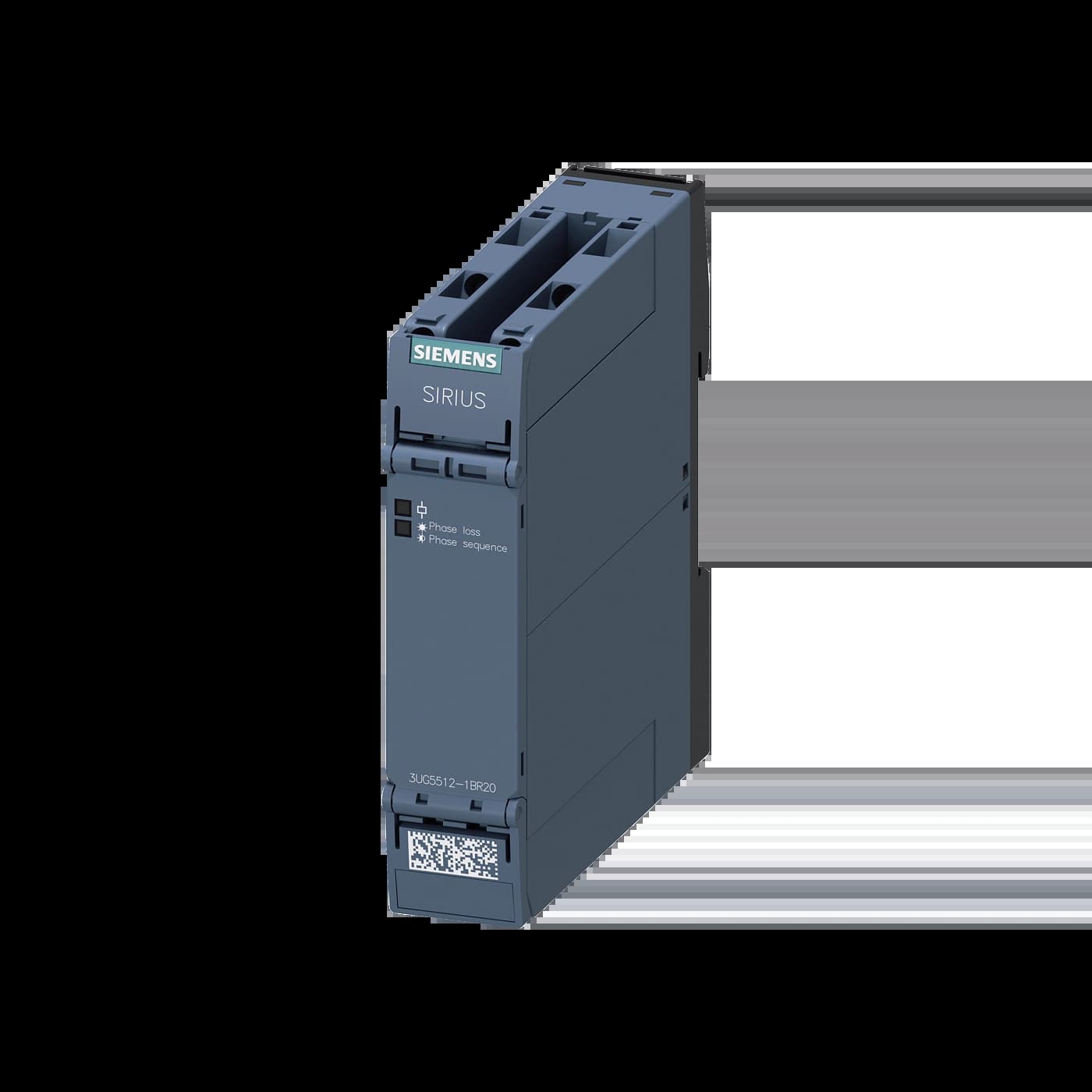 3UG5512-1BR20_Реле контроля несимметрии, выпадения фазы и чередования фаз, 2ПК