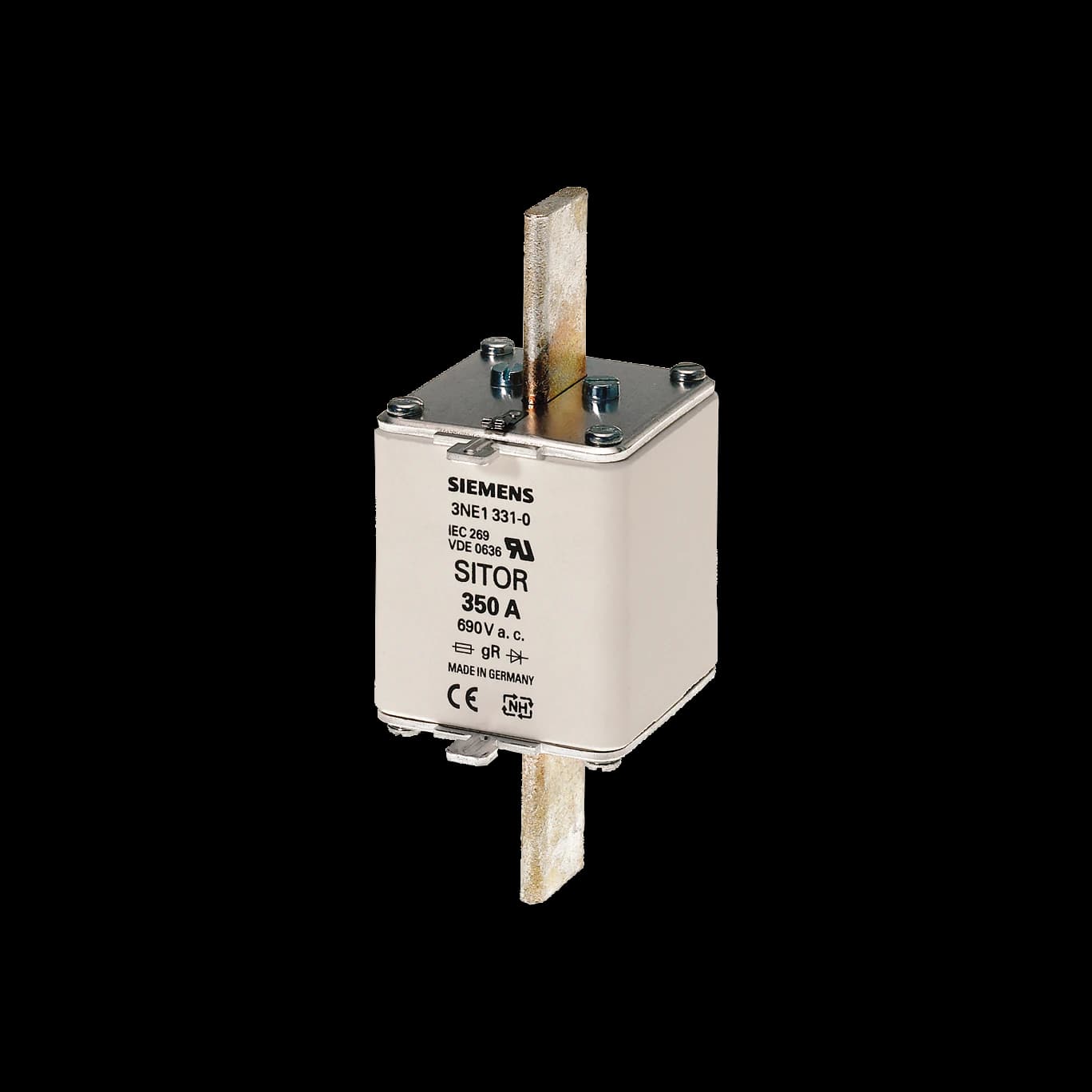 3NE1332-0_Siemens плавкая вставка SITOR с ножевыми контактами, NH2, gS, 400 А, 690 В AC / 250 В DC