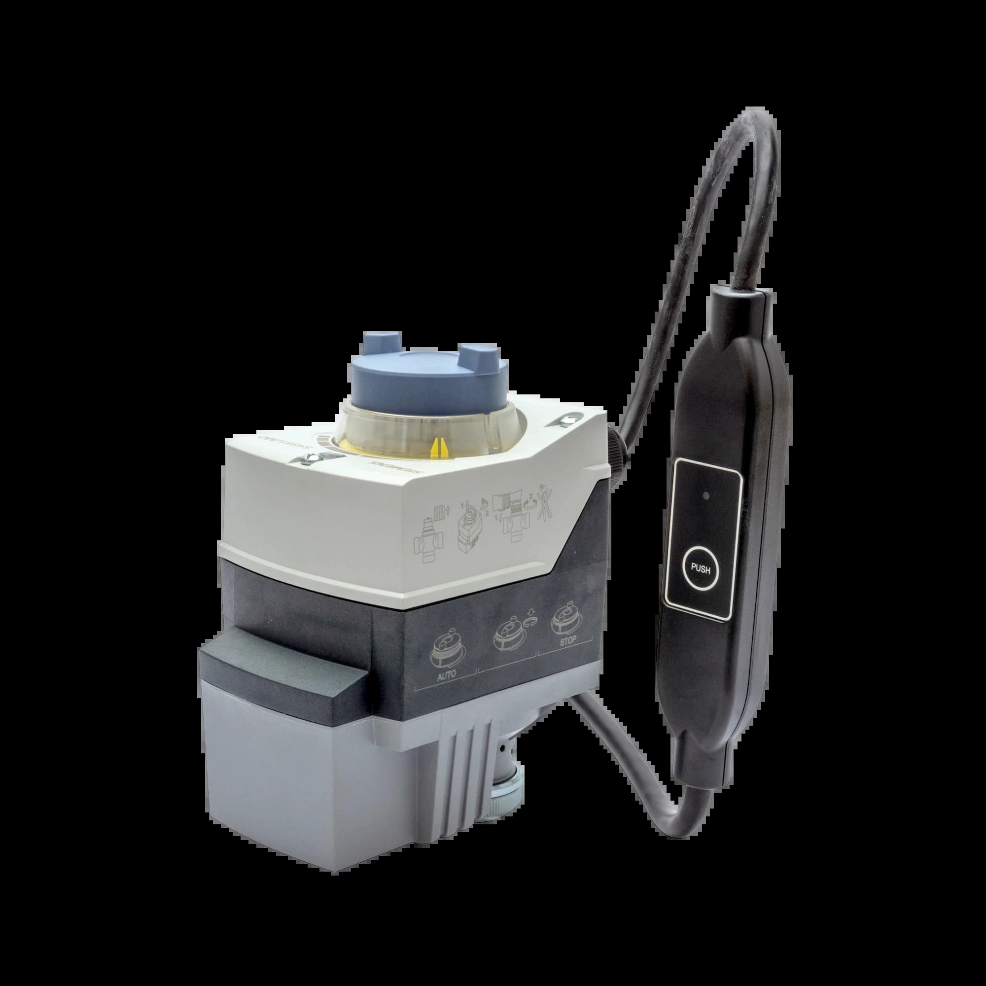 SAS61.33/MO_Электромоторный привод, 400 Н, для клапанов с ходом 5.5 мм, интерфейс Modbus RTU, с пружинным возвратом_1