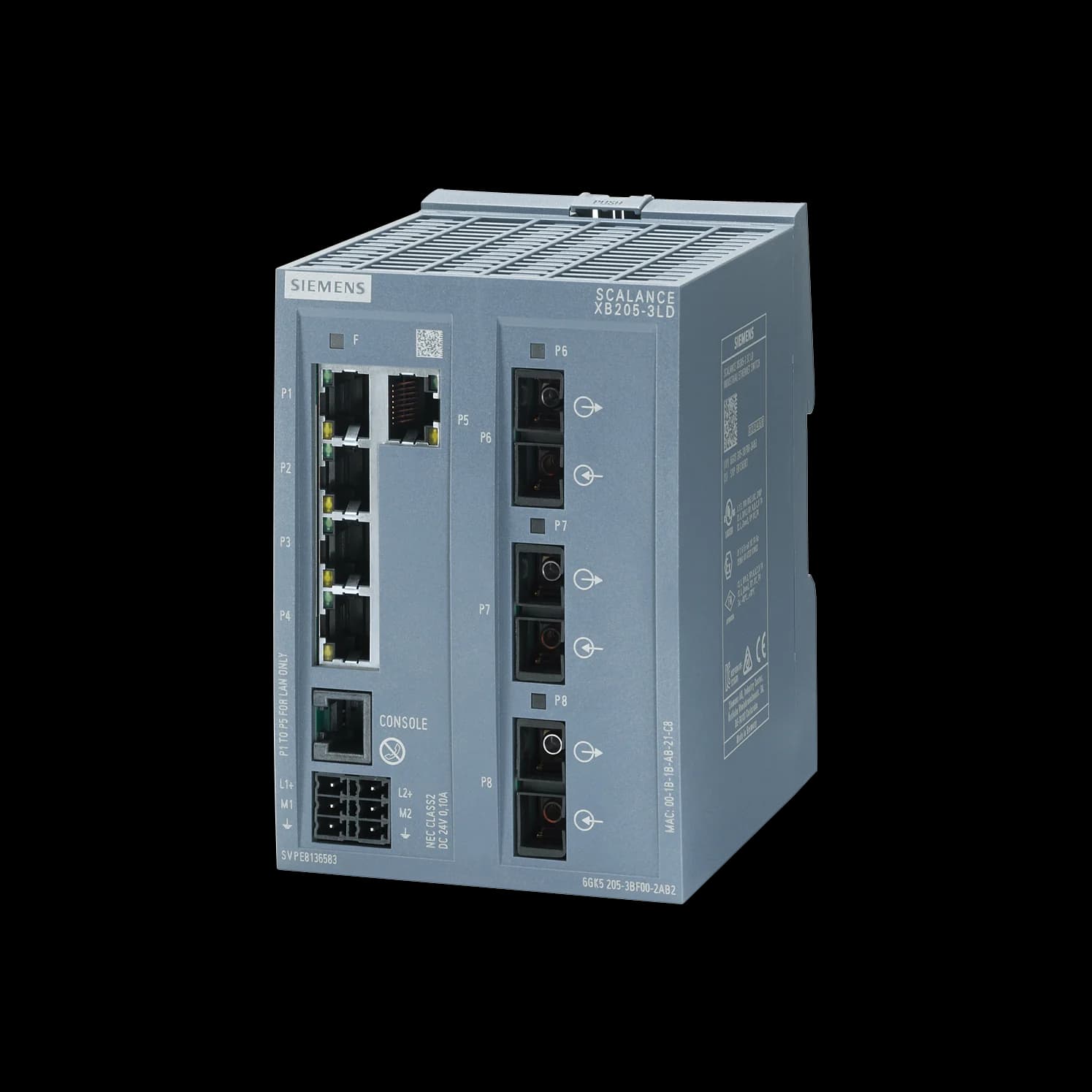 6GK5205-3BF00-2AB2_Управляемый коммутатор SCALANCE XB205-3LD (SC, PN)