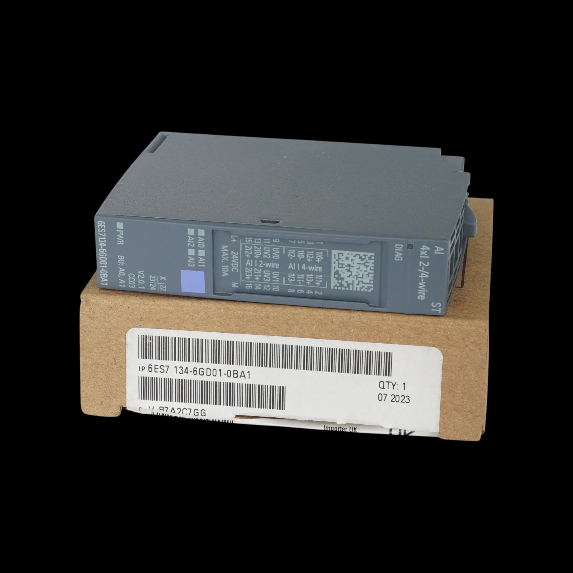 6ES7134-6GD01-0BA1_Модуль ввода ET 200SP AI4xI ST_4