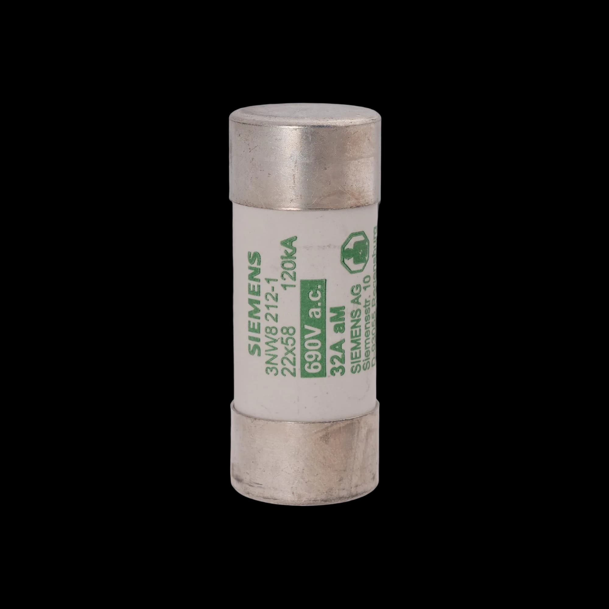 3NW8212-1_Siemens цилиндрическая плавкая вставка SENTRON, 22 × 58 мм, aM, 32 А, 690 В AC