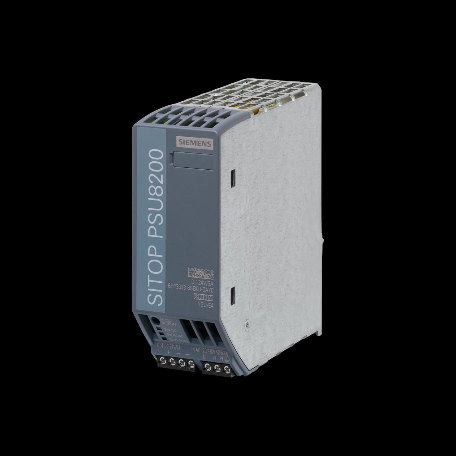 6EP3333-8SB00-0AY0_Блок питания SITOP PSU8200, 1AC -> 24В DC, 5А