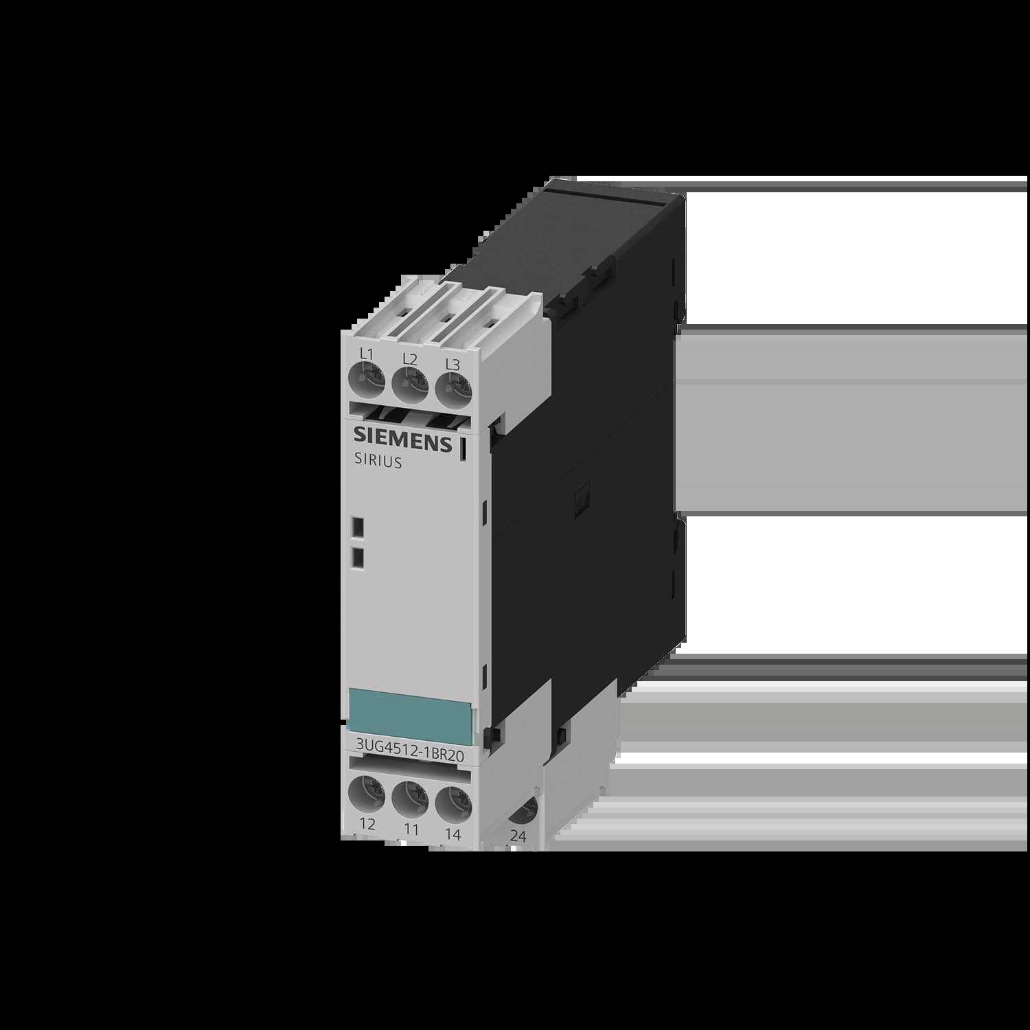 3UG4512-1BR20_Реле контроля несимметрии, выпадения фазы и чередования фаз, 2ПК