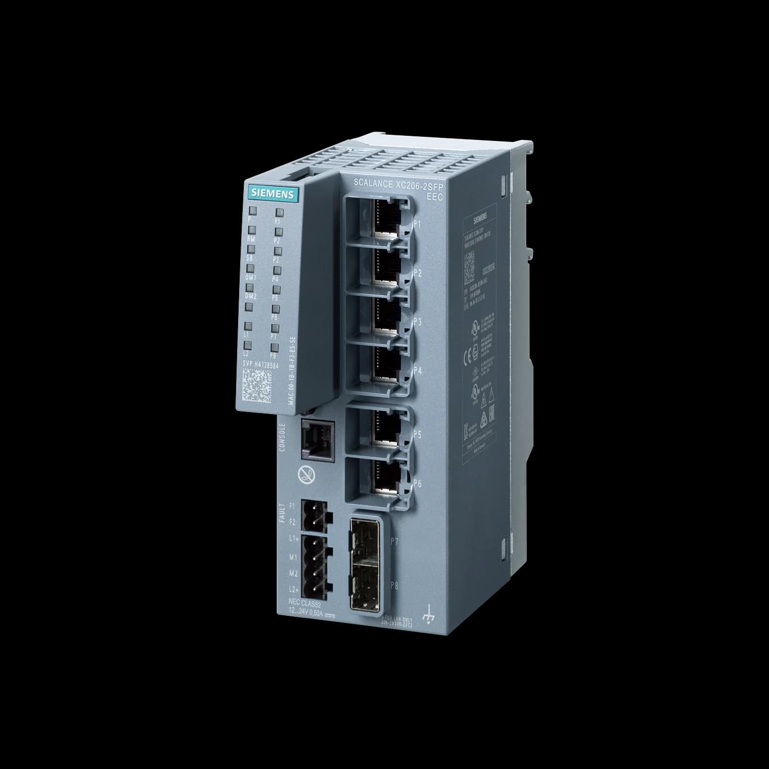 6GK5206-2BS00-2FC2_Управляемый коммутатор SCALANCE XC206-2SFP EEC