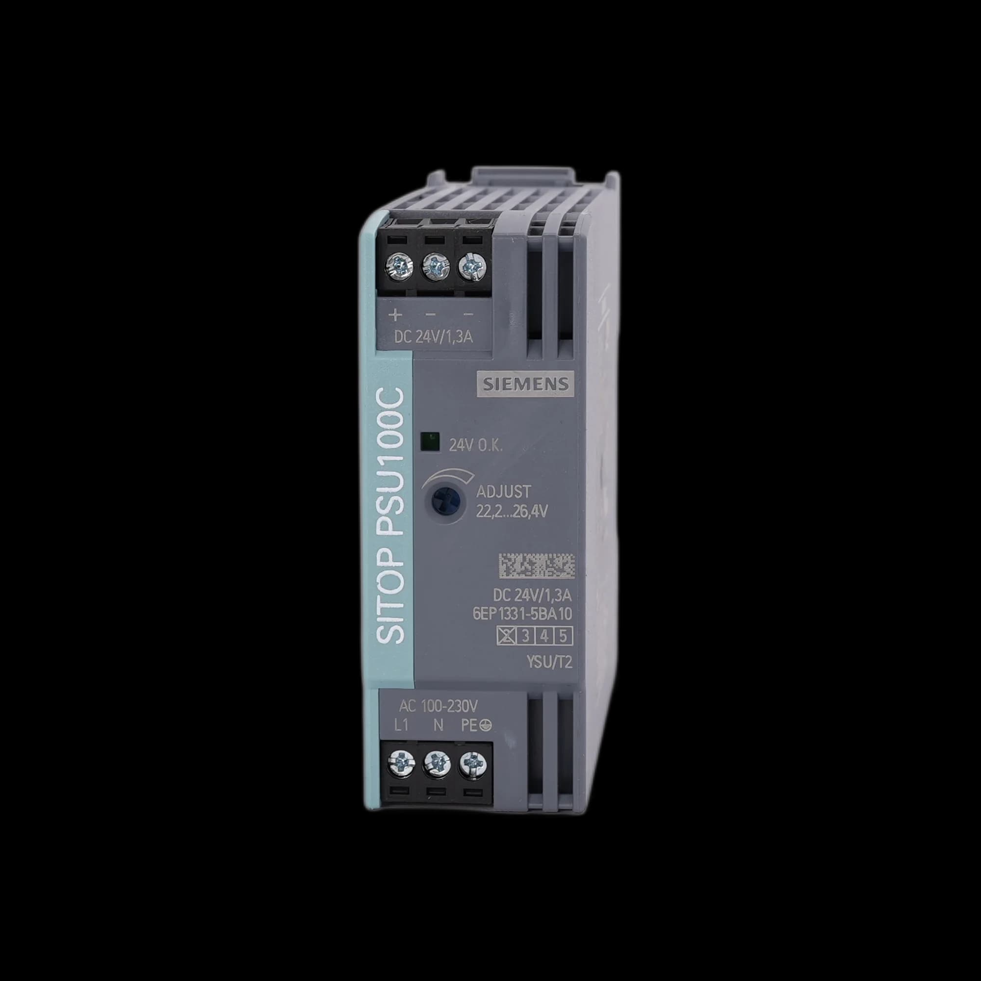 6EP1331-5BA10_Блок питания SITOP PSU100C, 1AC/DC -> 24В DC, 1.3А