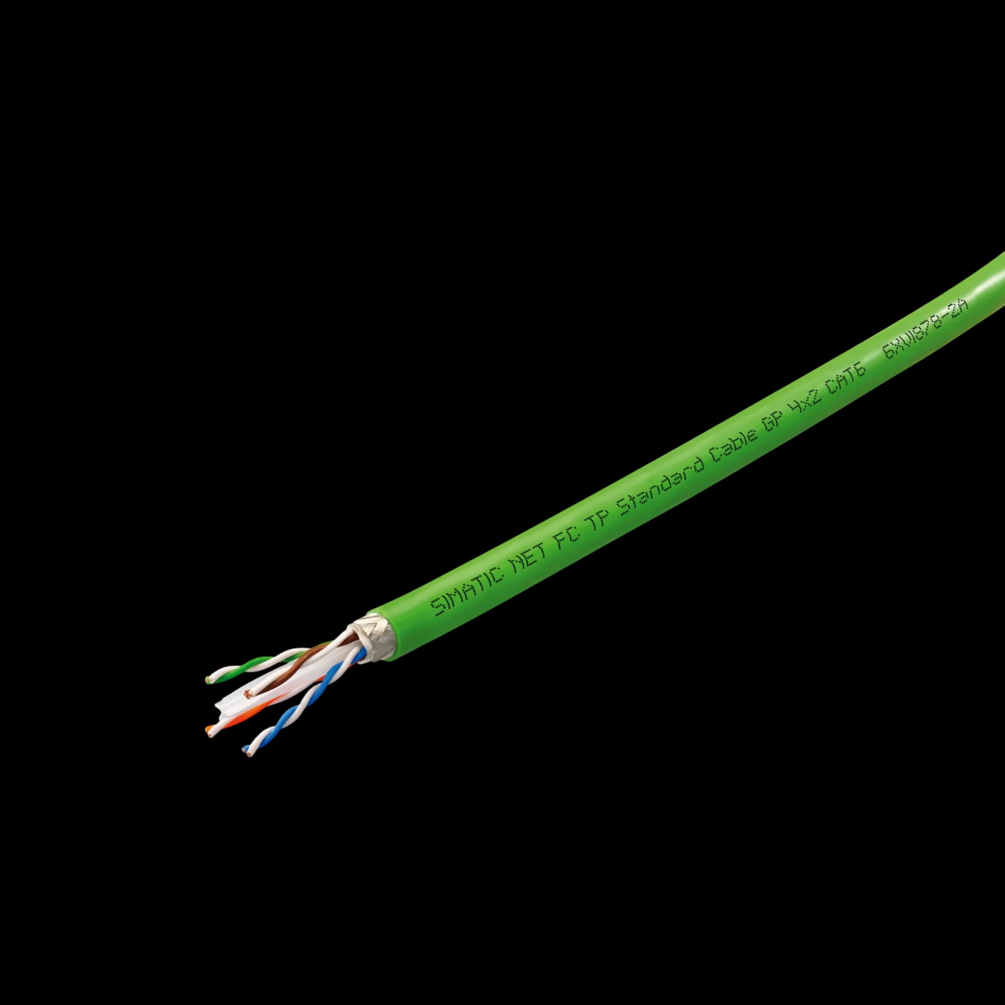 6XV1870-2E_Кабель Siemens IE FC TP Standard Cable GP 4×2, Cat6A, AWG22, зелёный_2