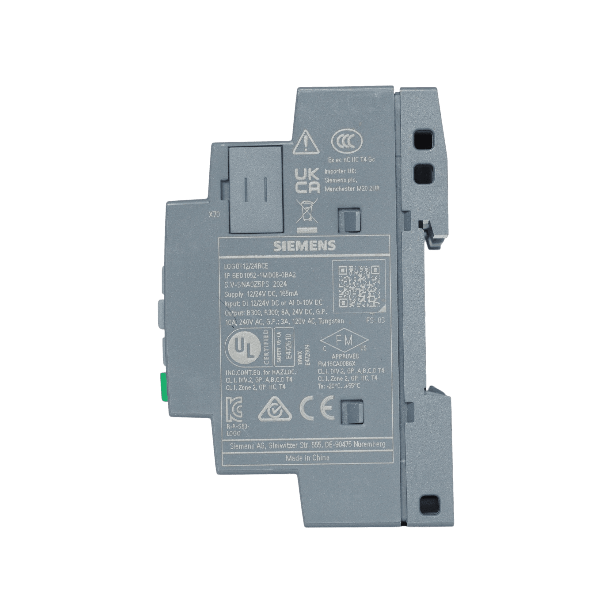 6ED1052-1MD08-0BA2_Логический модуль c дисплеем LOGO!12/24RCE, 4 MW, 8DI(4AI)/4DO_2