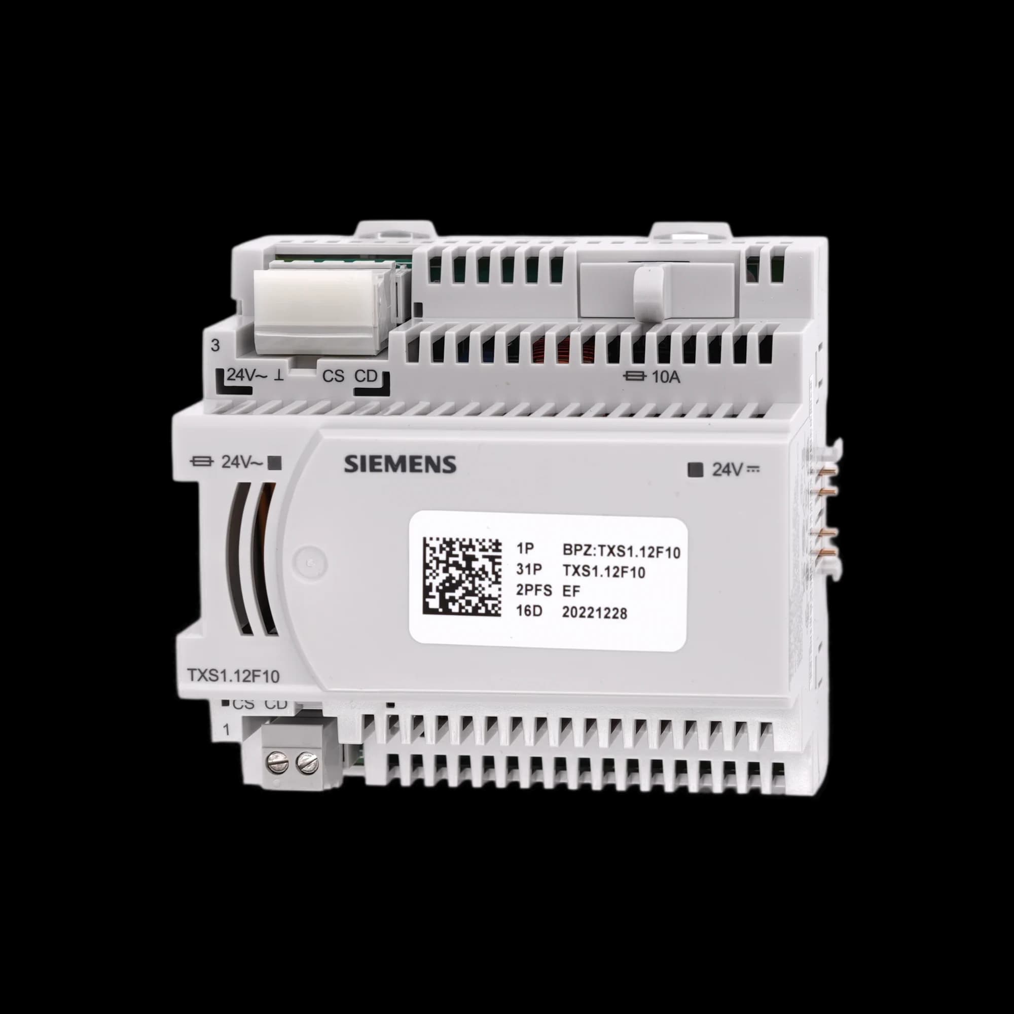 TXS1.12F10_Siemens Desigo TX TXS1.12F10 — модуль питания 24 В DC, 1.2 А