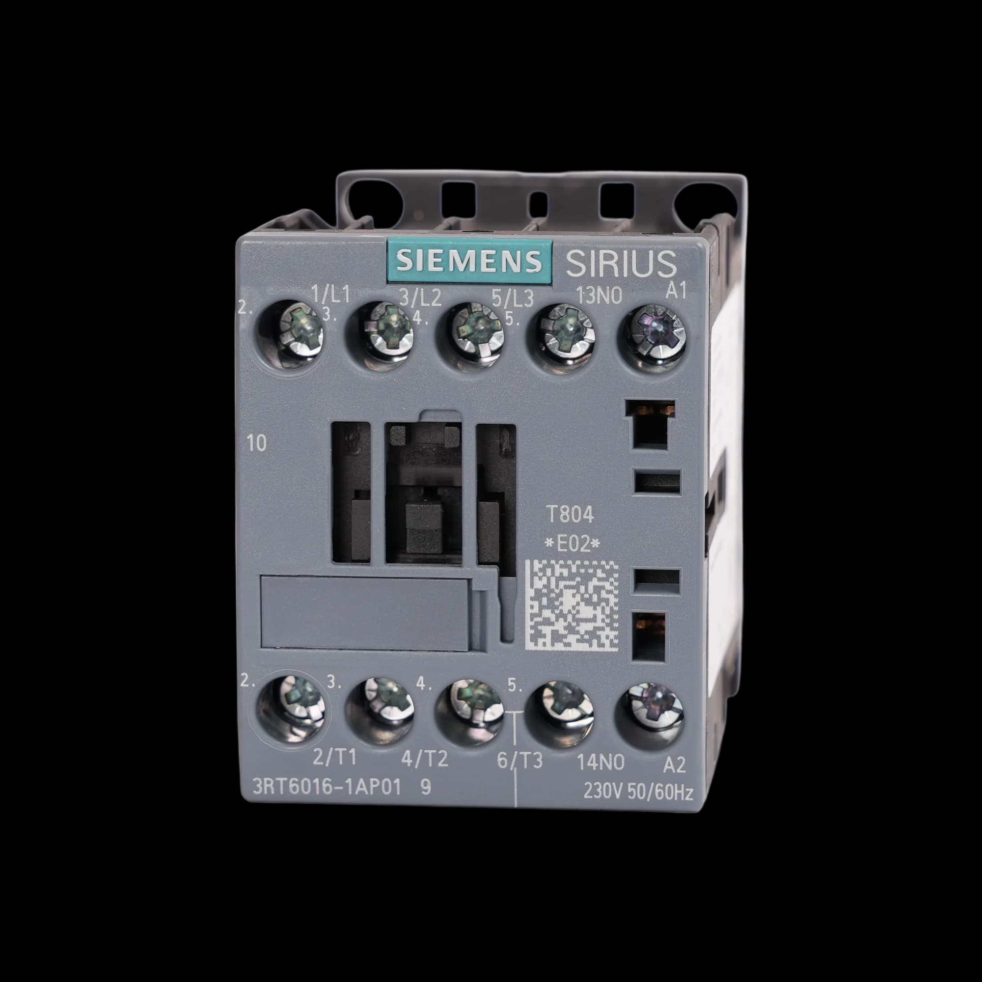 3RT6016-1AP01_Контактор 3P 9А 4кВт AC3 катушка, 230В AC, допконтакт 1НО, габарит S00
