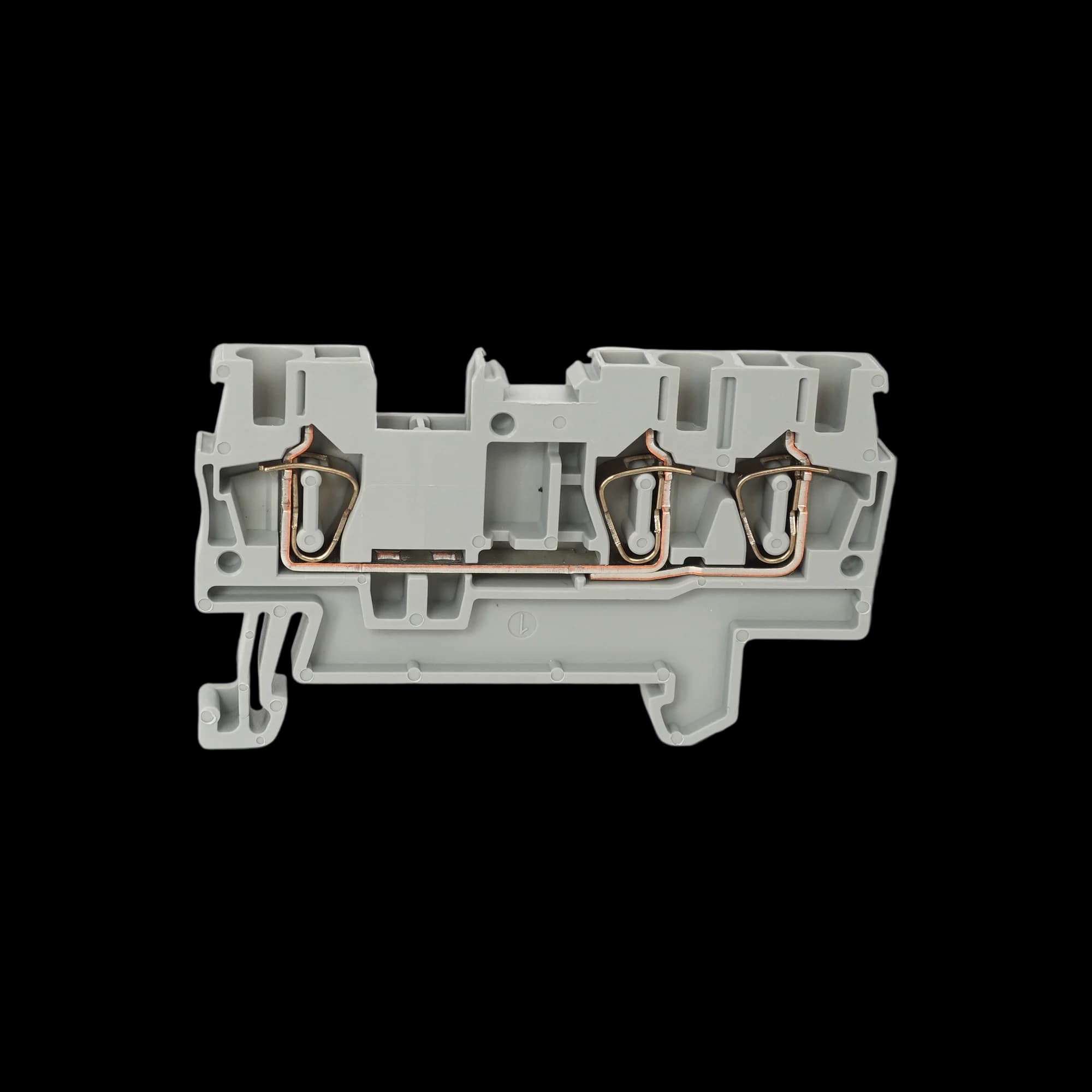 TC2.5-3-GY_Клемма TC2.5-3, серая, пружинная, 2.5мм²_5