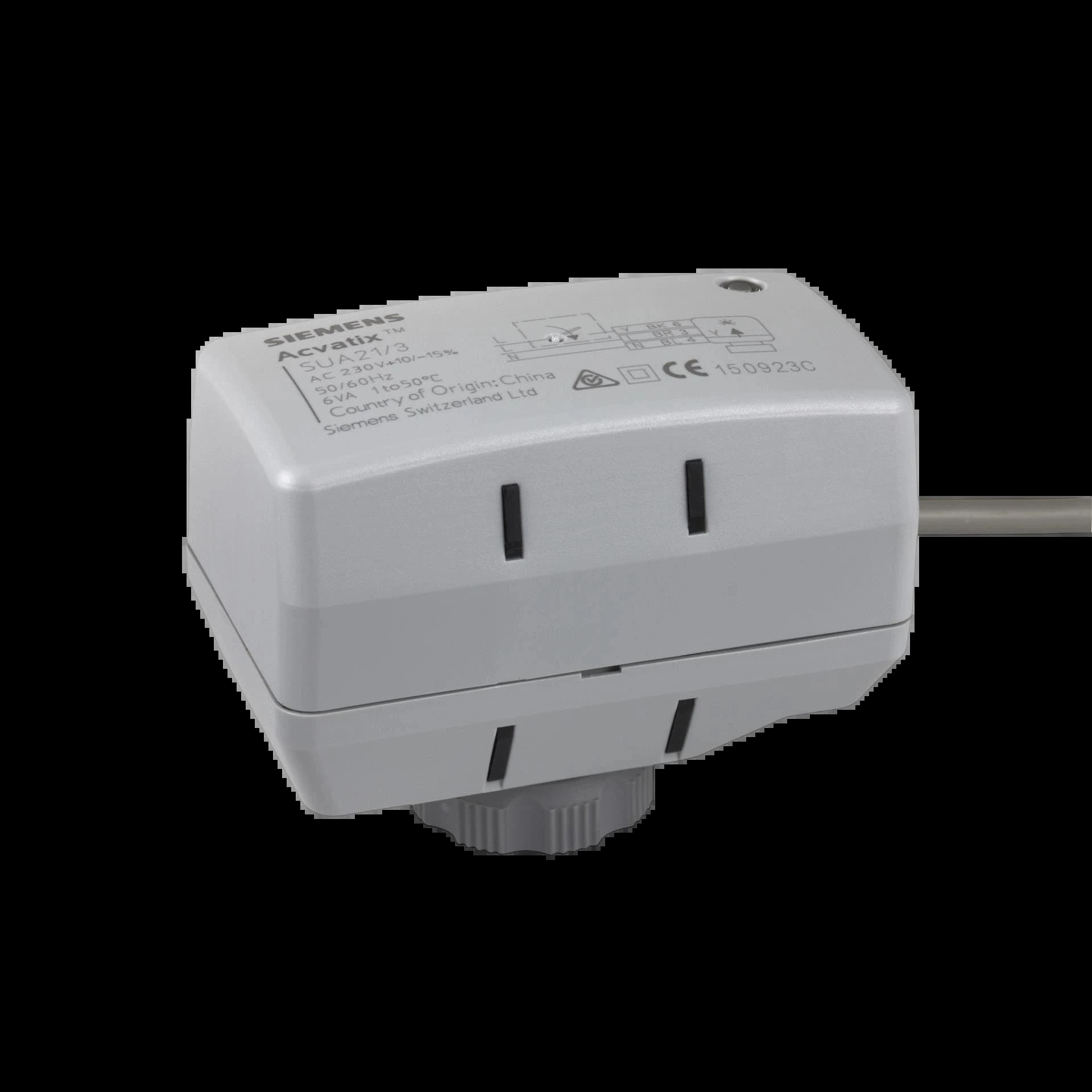 SUA21/3_Электромоторный привод, 170 Н, кабель 0.8 м, 230В AC, 2-проводное управление_1