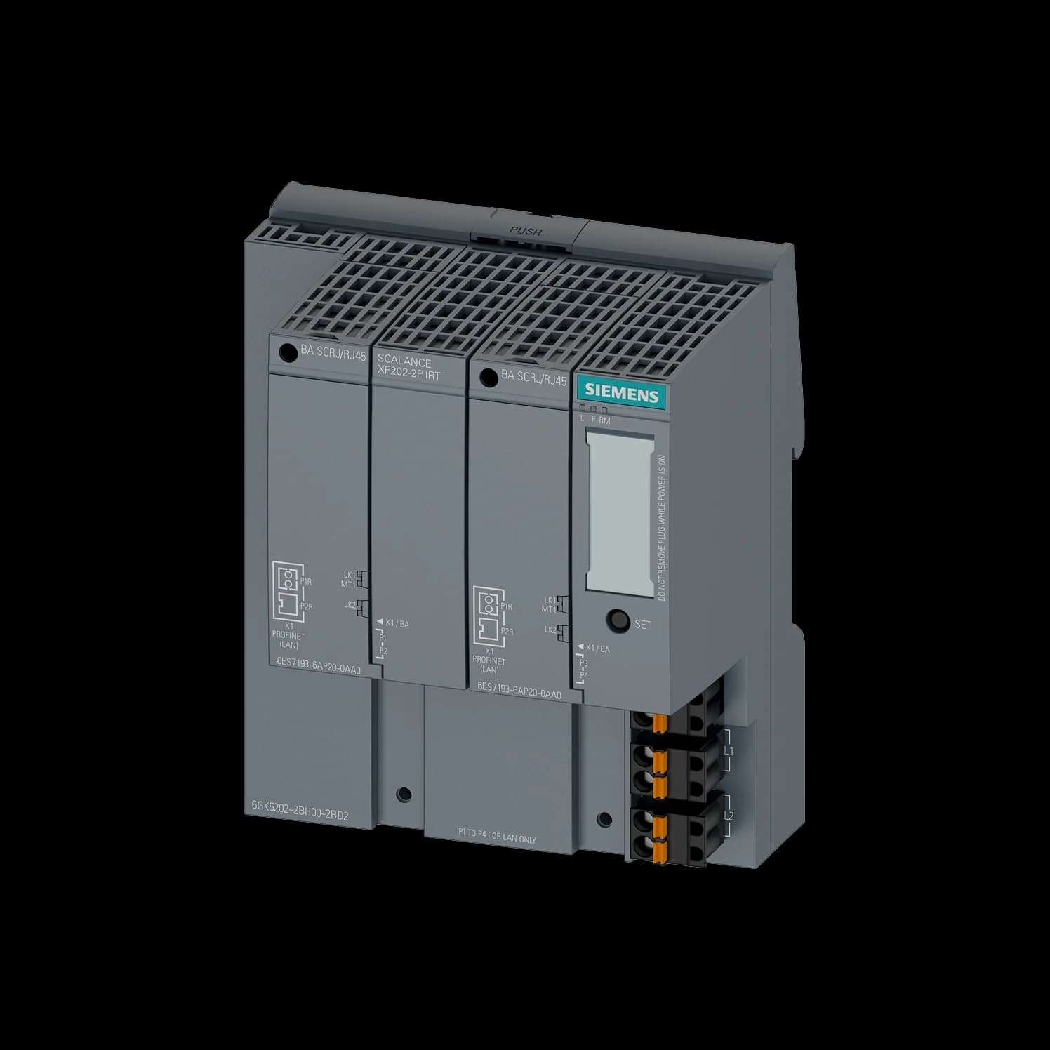 6GK5202-2BH00-2BD2_Управляемый IRT-коммутатор SCALANCE XF202-2P IRT