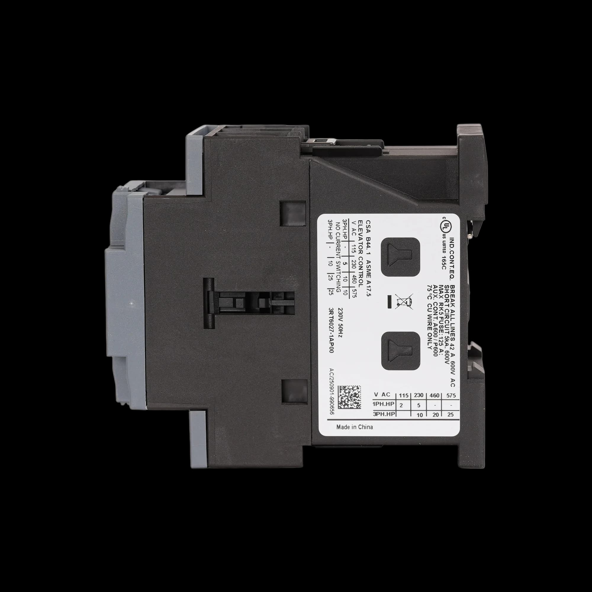 3RT6027-1AP00_Контактор 3P 32А 15кВт AC3 катушка, 230В AC, допконтакты 1НО+1НЗ, габарит S0_2