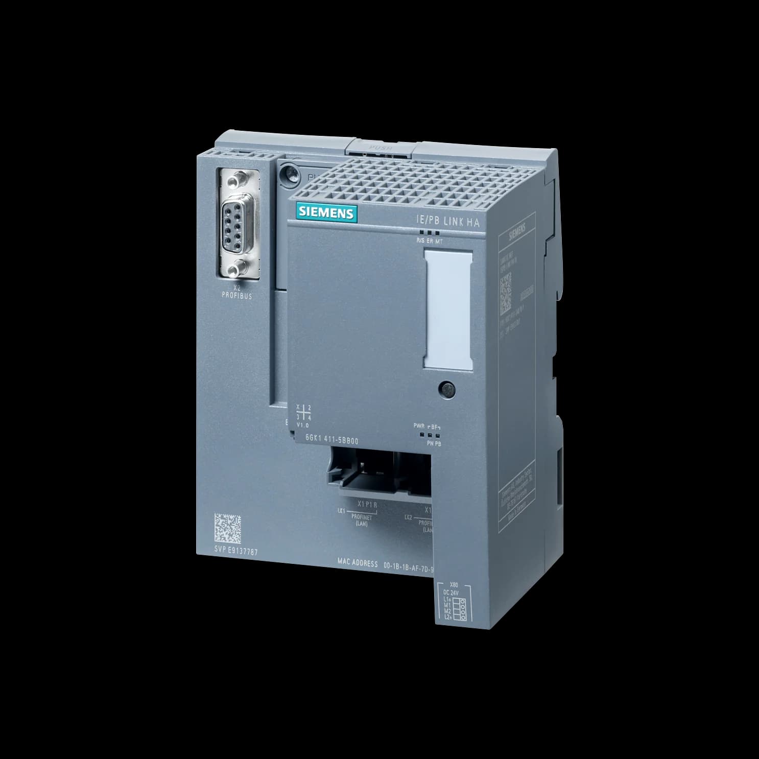 6GK1411-5BB00_Шлюз SIEMENS IE/PB Link HA, PROFINET-PROFIBUS, S2, 125 устройств