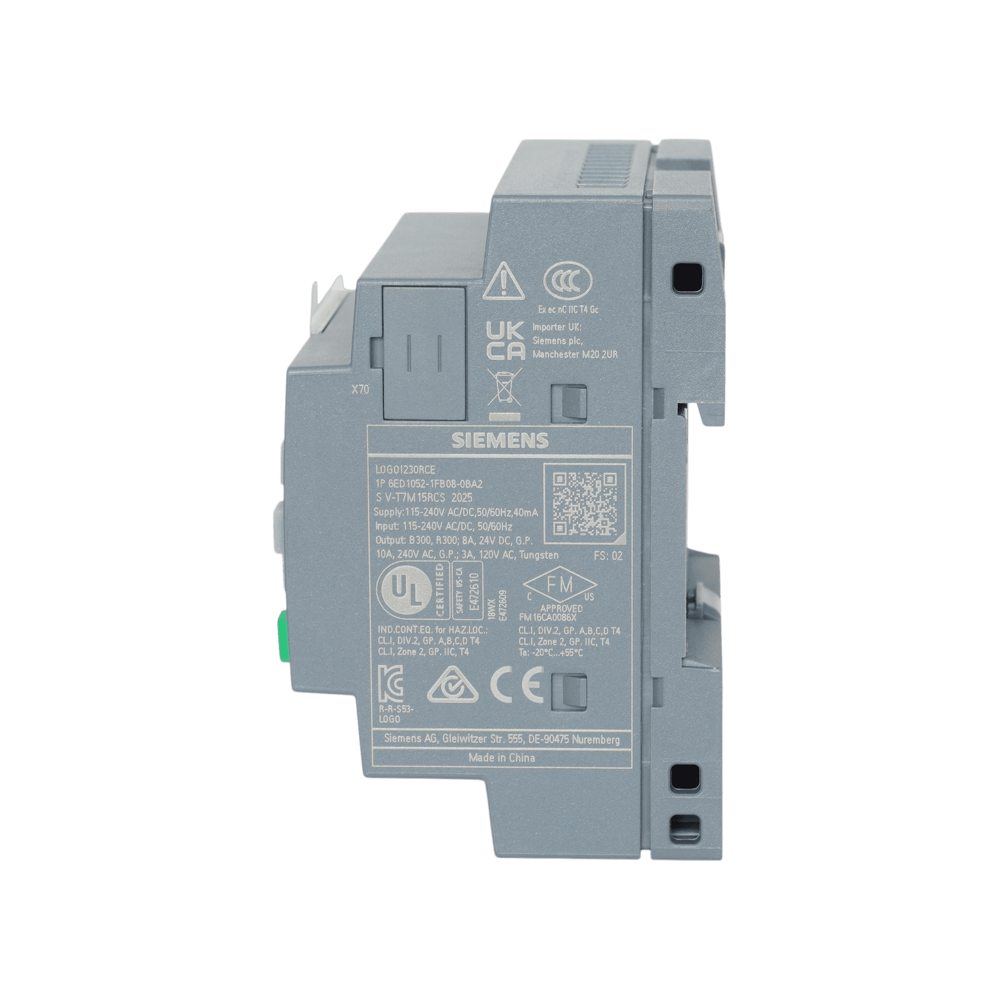 6ED1052-1FB08-0BA2_Логический модуль c дисплеем LOGO!230RCE, 4 MW, 8DI/4DO_4
