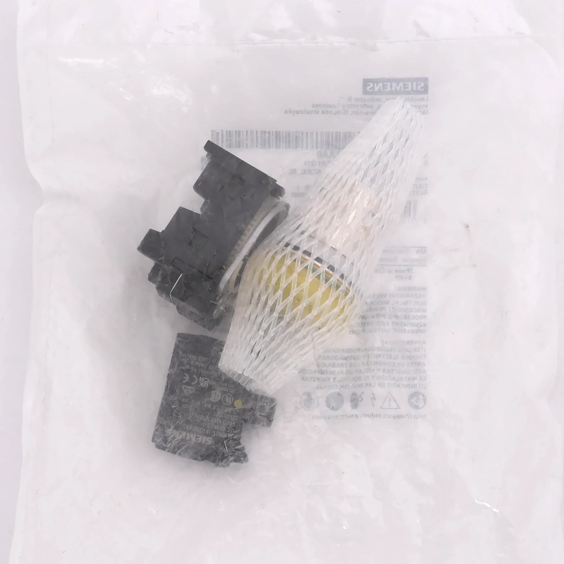 3SU1152-6AA30-1AA0_Световой индикатор 24В AC/DC, желтый_3