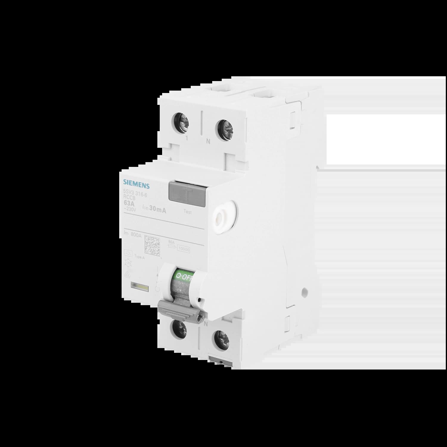 5SV3316-6_УЗО 1P+N, 63A, 30мА, тип «A»