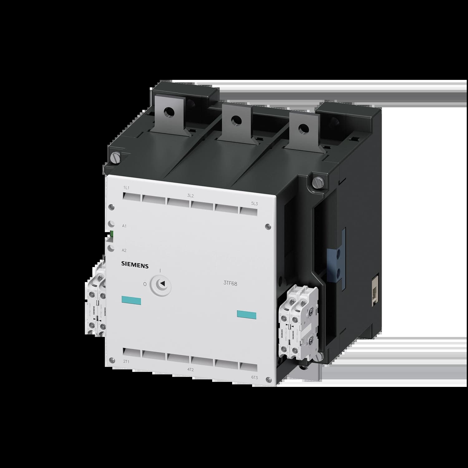 3TF6844-0CM7_Контактор 3P 630A 335кВт AC3 катушка, 230В AC, допконтакты 4НО+4НЗ, габарит 14_1