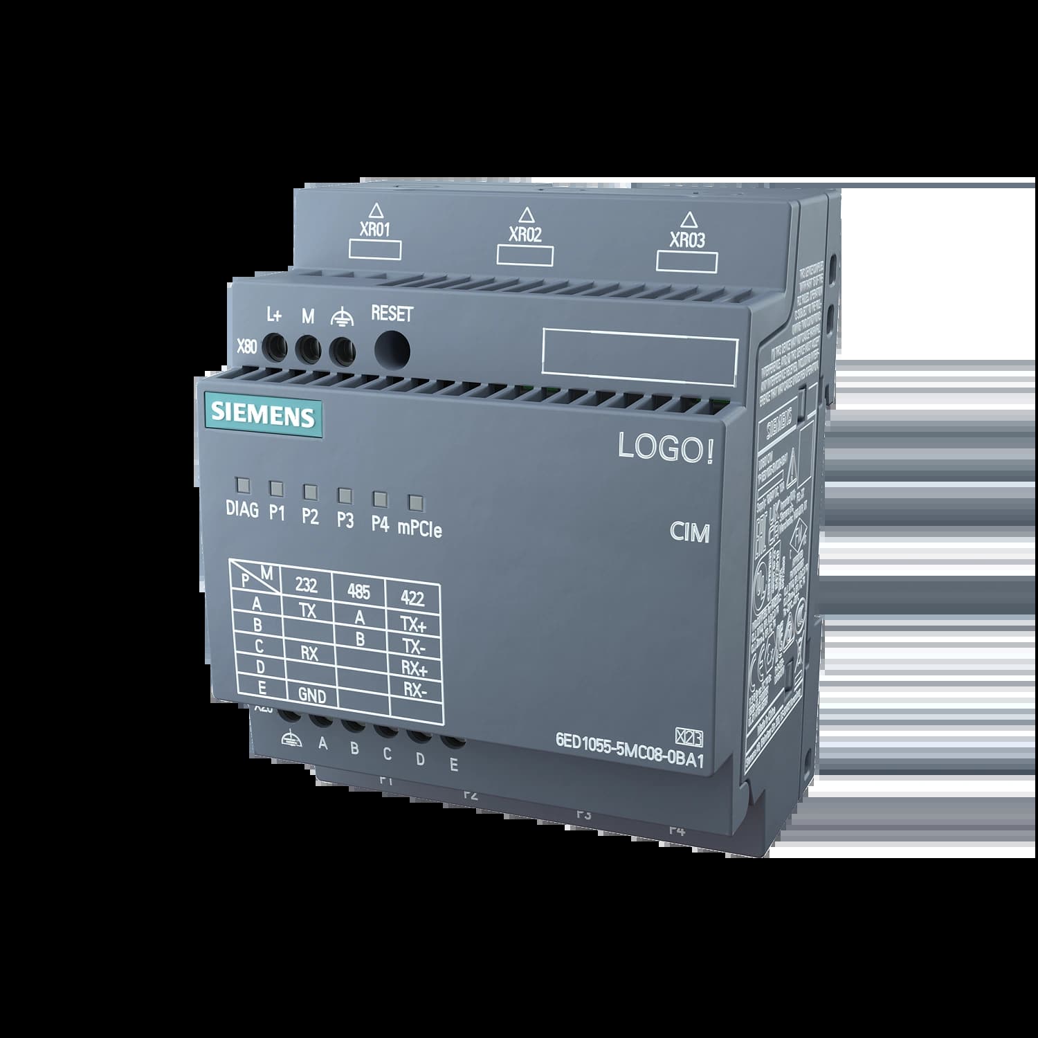 6ED1055-5MC08-0BA1_Коммуникационный модуль LOGO! CIM, ModbusRTU (RS232/485)_1