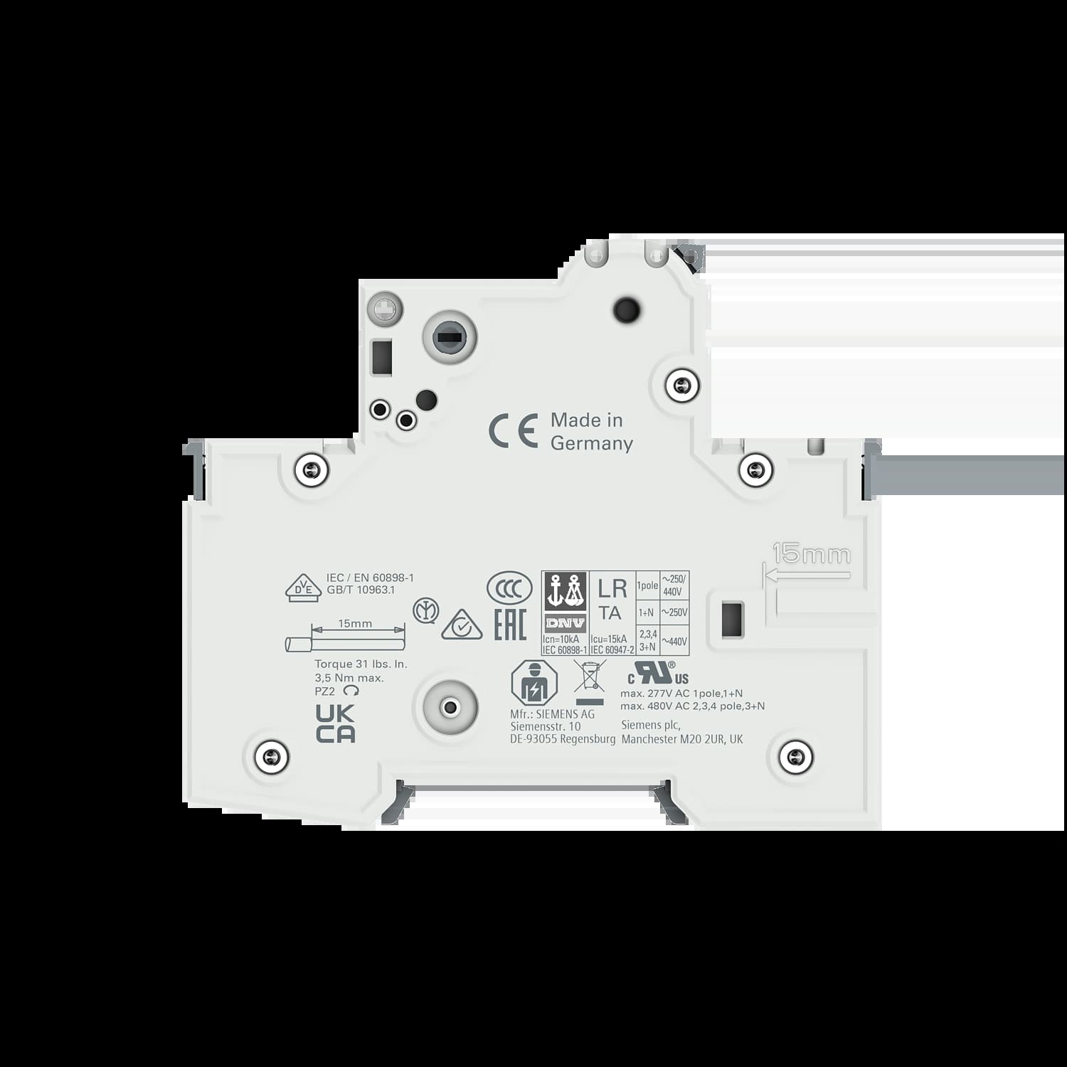 5SY4116-7_Автомат 1P, 16А, кривая «C», 10кА (C16)_5