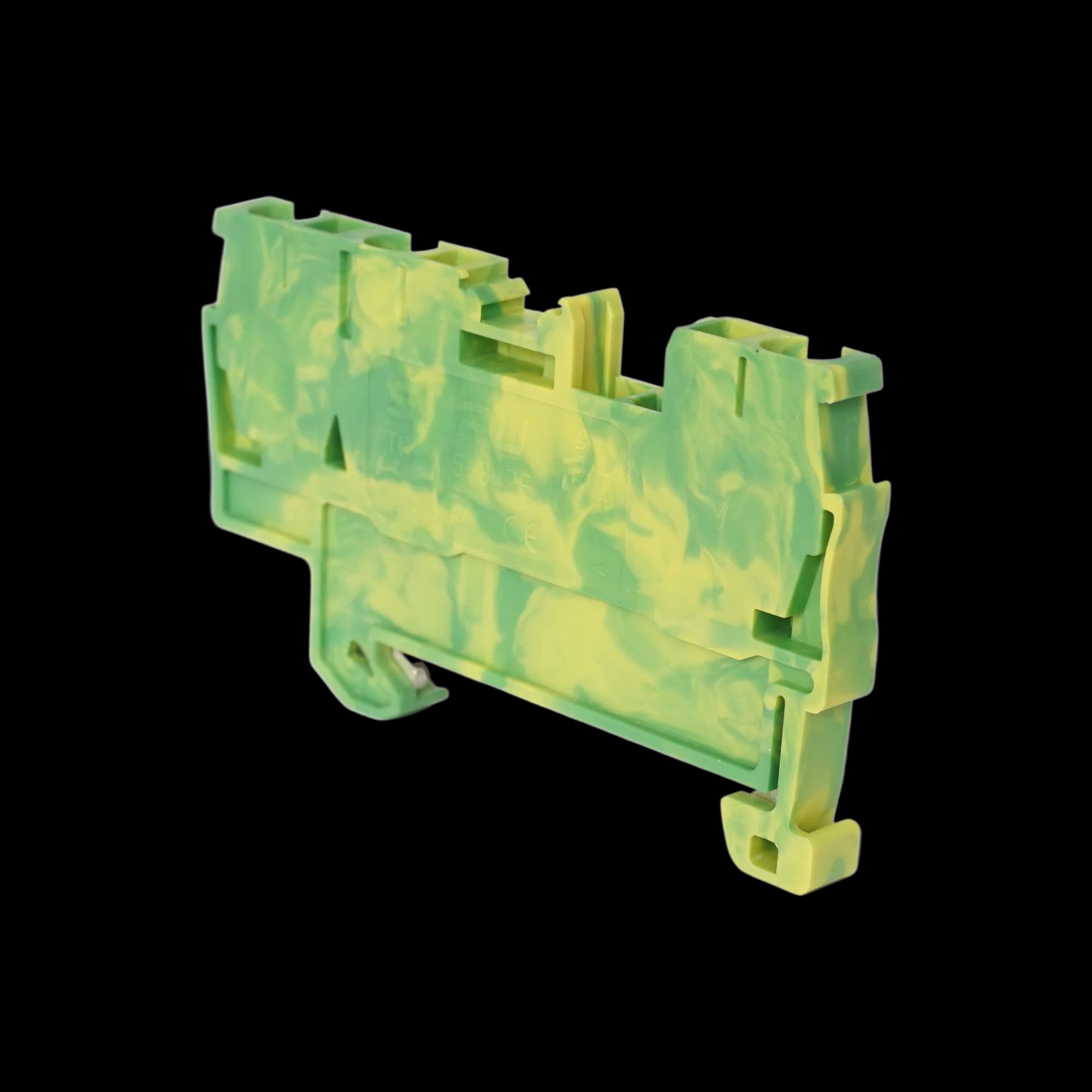 TC2.5-3-PE_Клемма TC2.5-3, жёлто-зелёная, пружинная, 2.5мм²_1