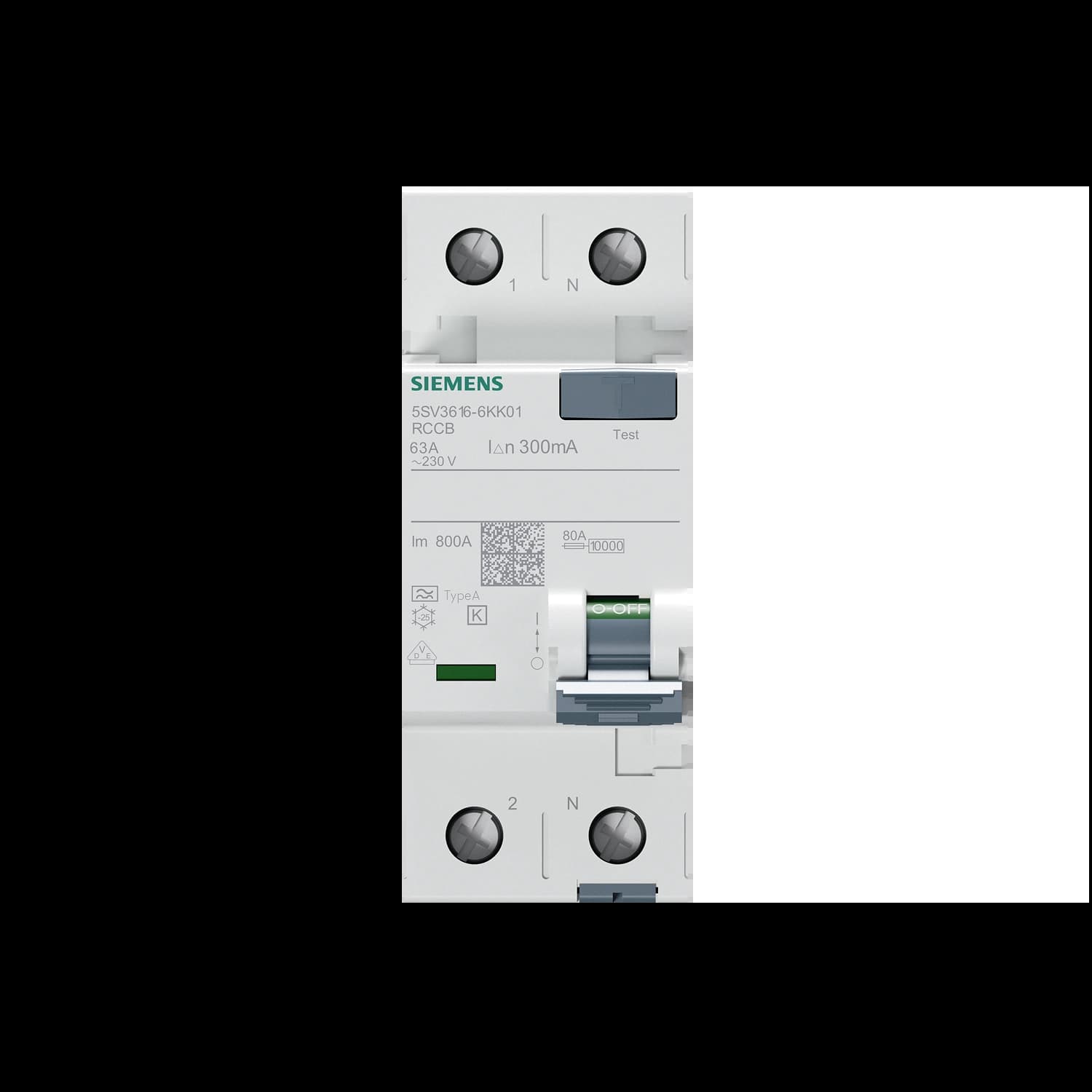 5SV3616-6_УЗО 1P+N, 63A, 300мА, тип «A»_3